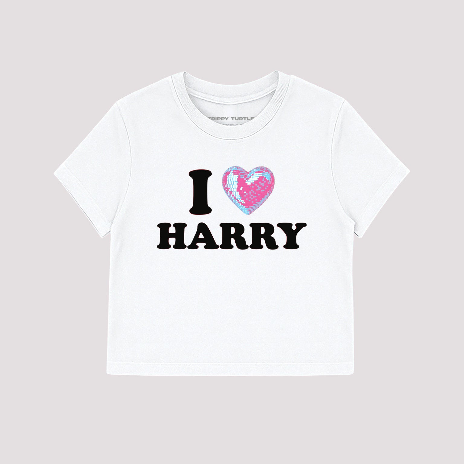 I Love Harry Heart Cropped Baby T-shirt