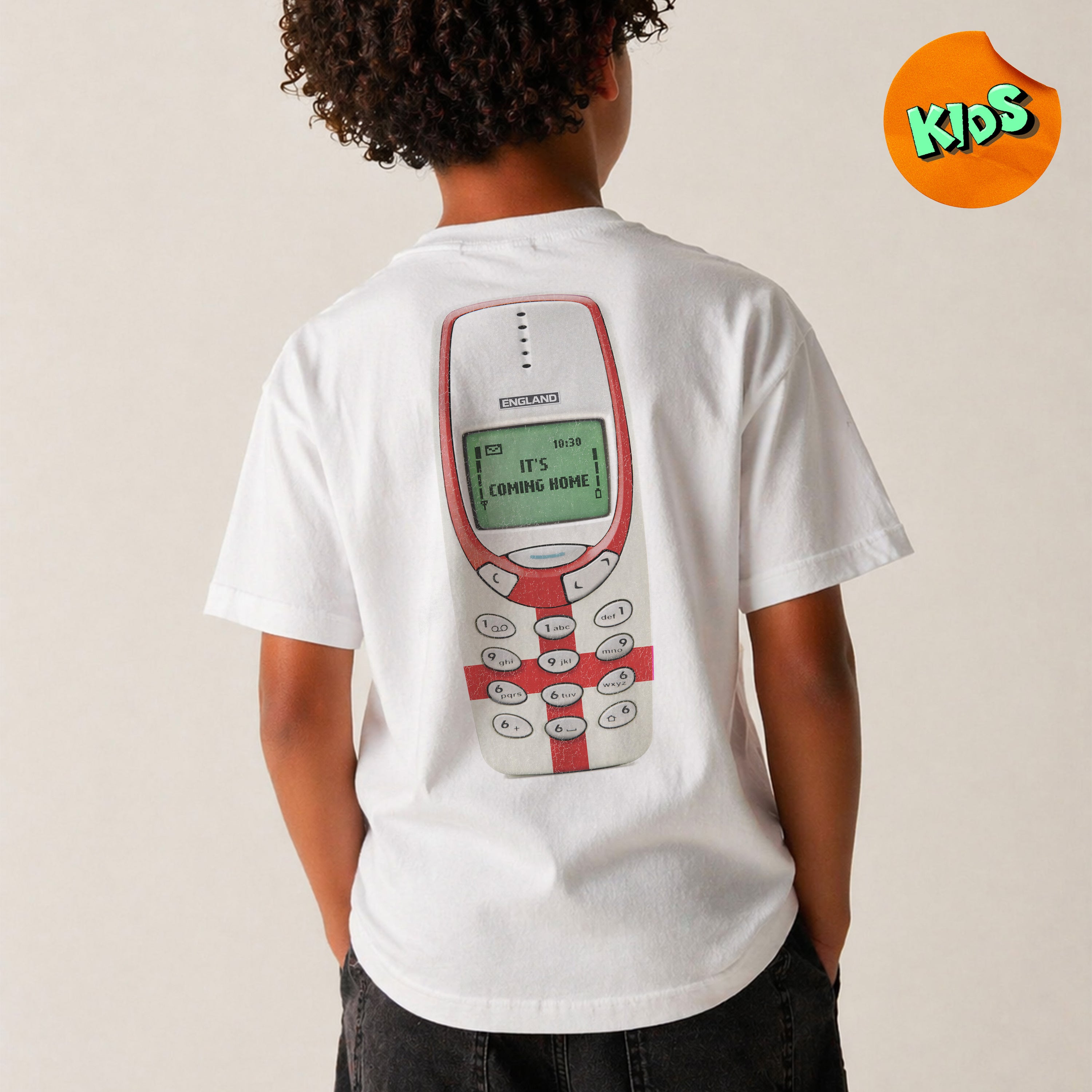 It's Coming Home Kids Football World Cup Phone T-shirt