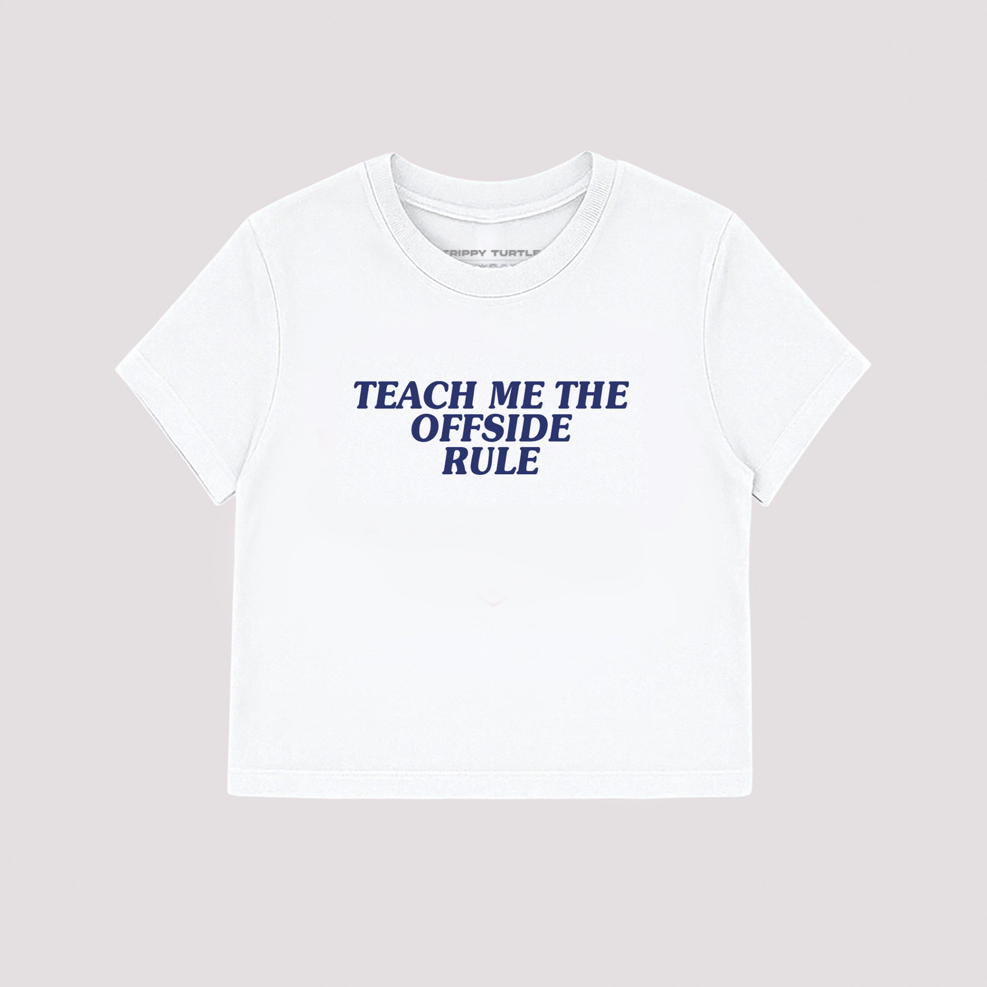 Teach Me The Offside Rule World Cup Cropped Baby T-shirt