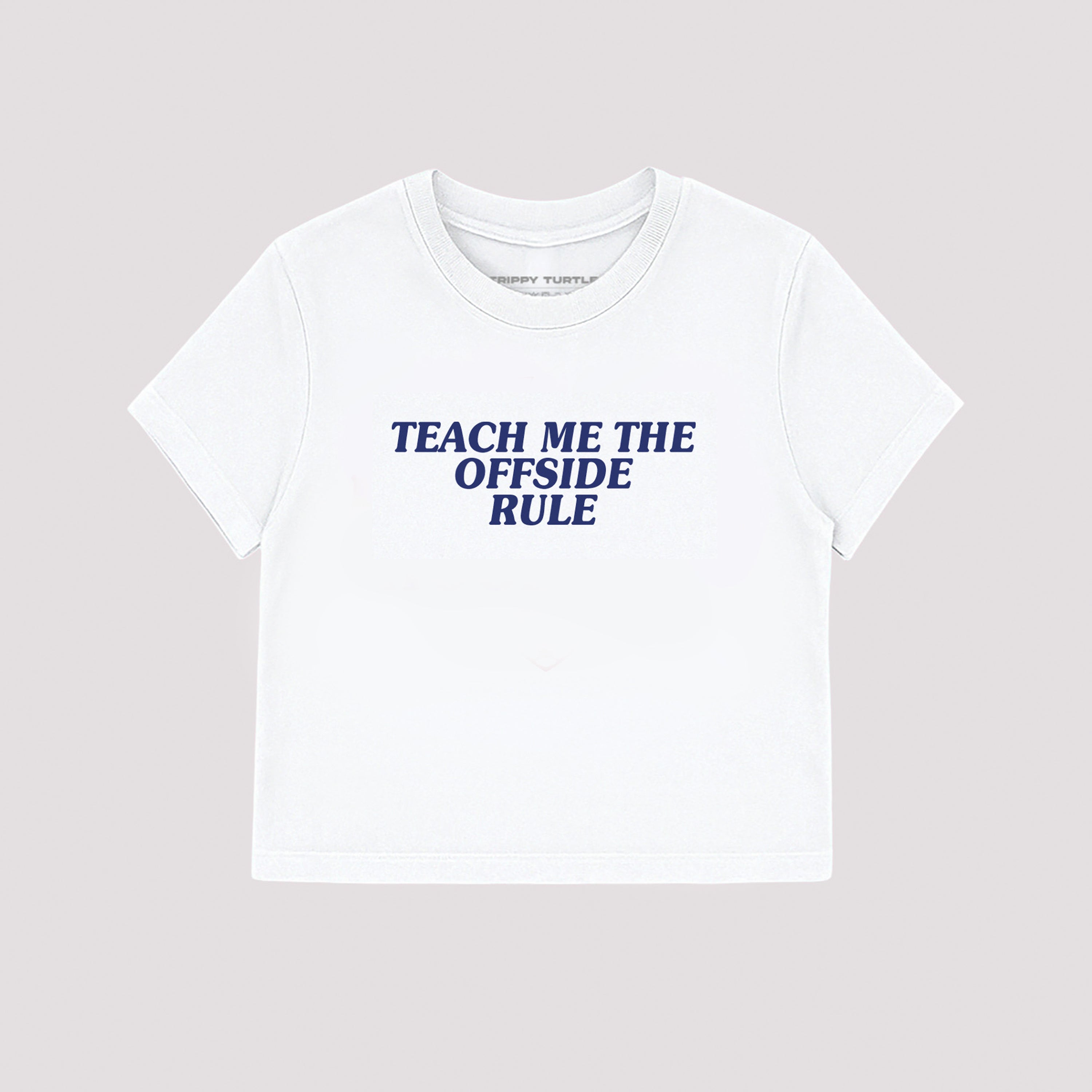 Teach Me The Offside Rule World Cup Cropped Baby T-shirt