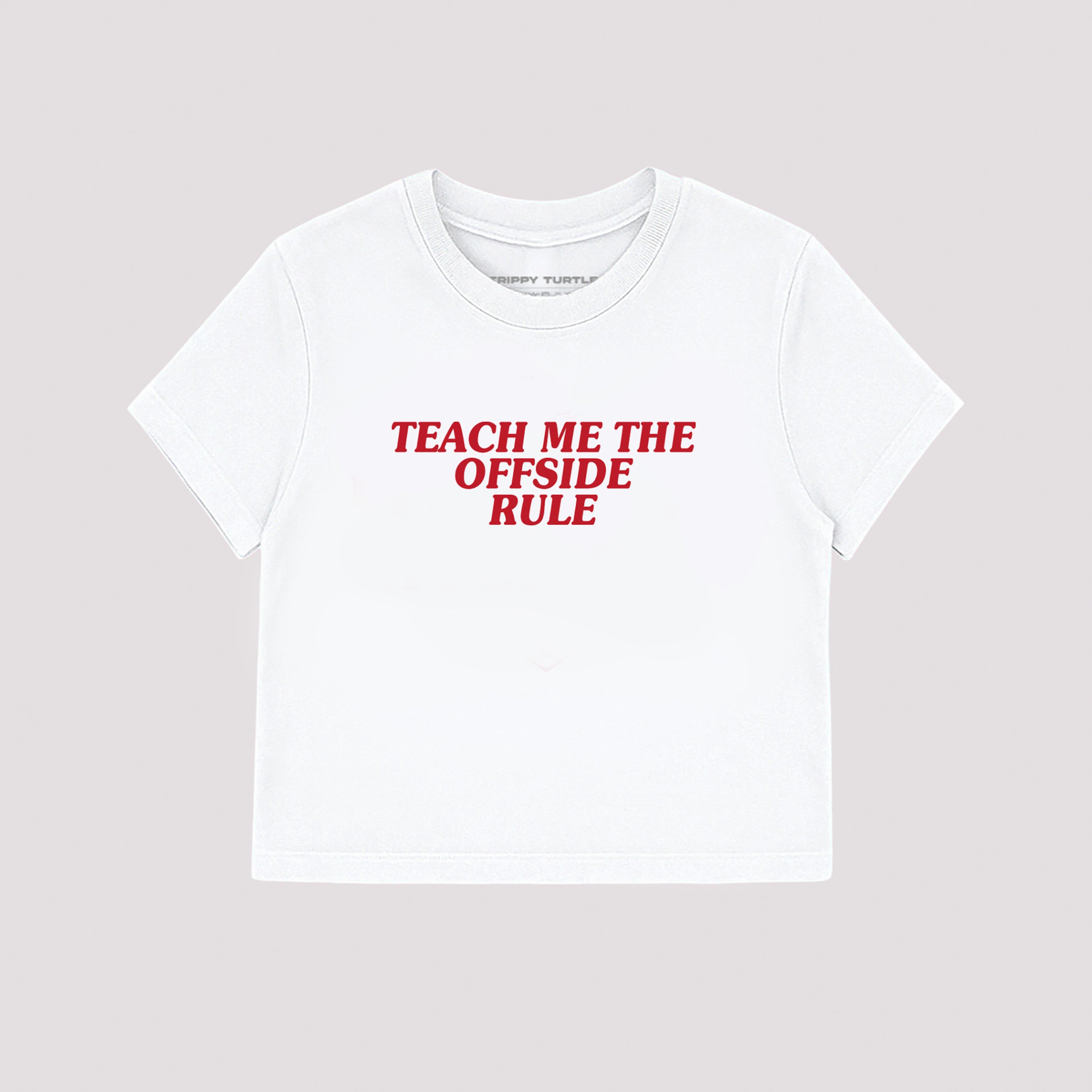 Teach Me The Offside Rule World Cup Cropped Baby T-shirt