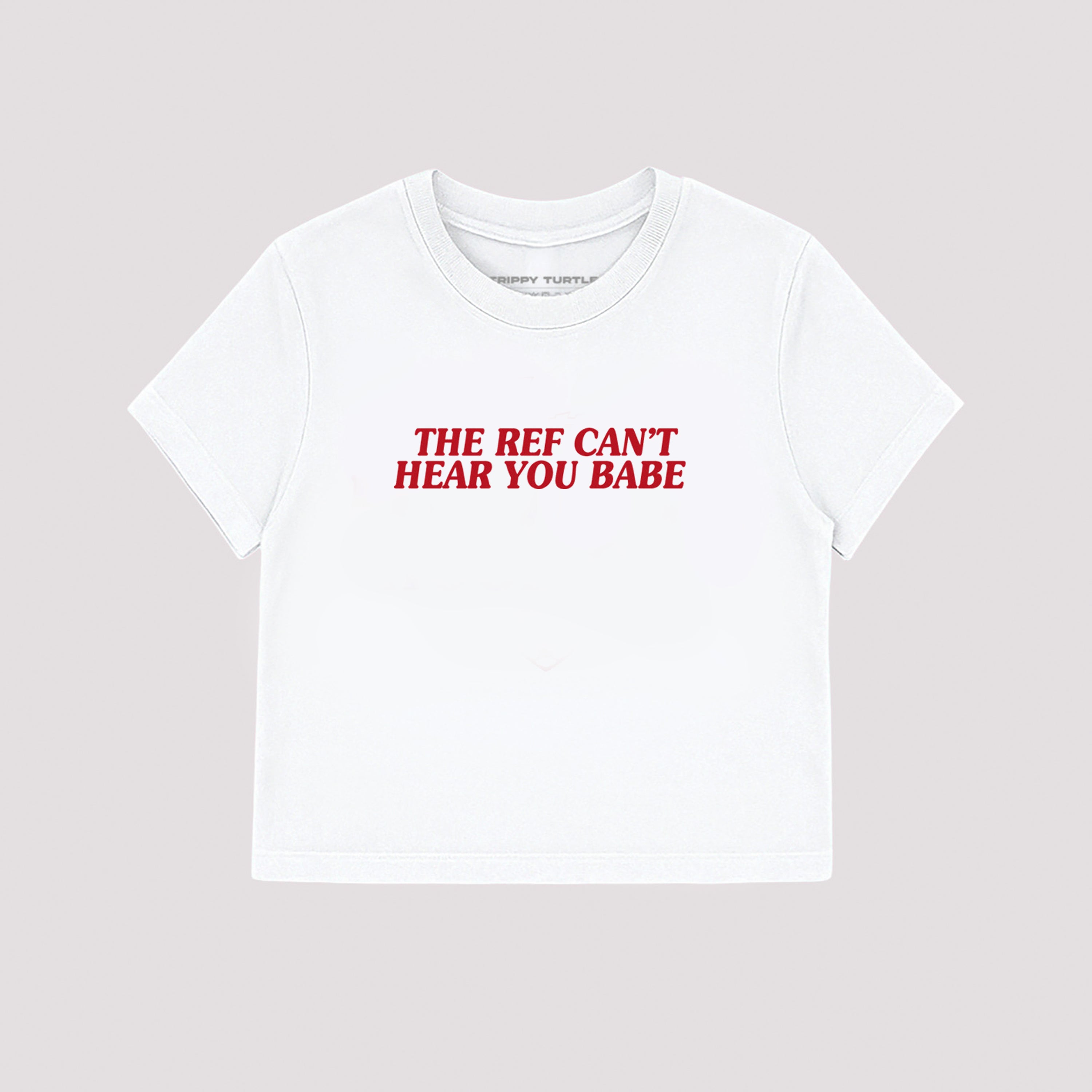 The Ref Can't Hear You World Cup Cropped Baby T-shirt