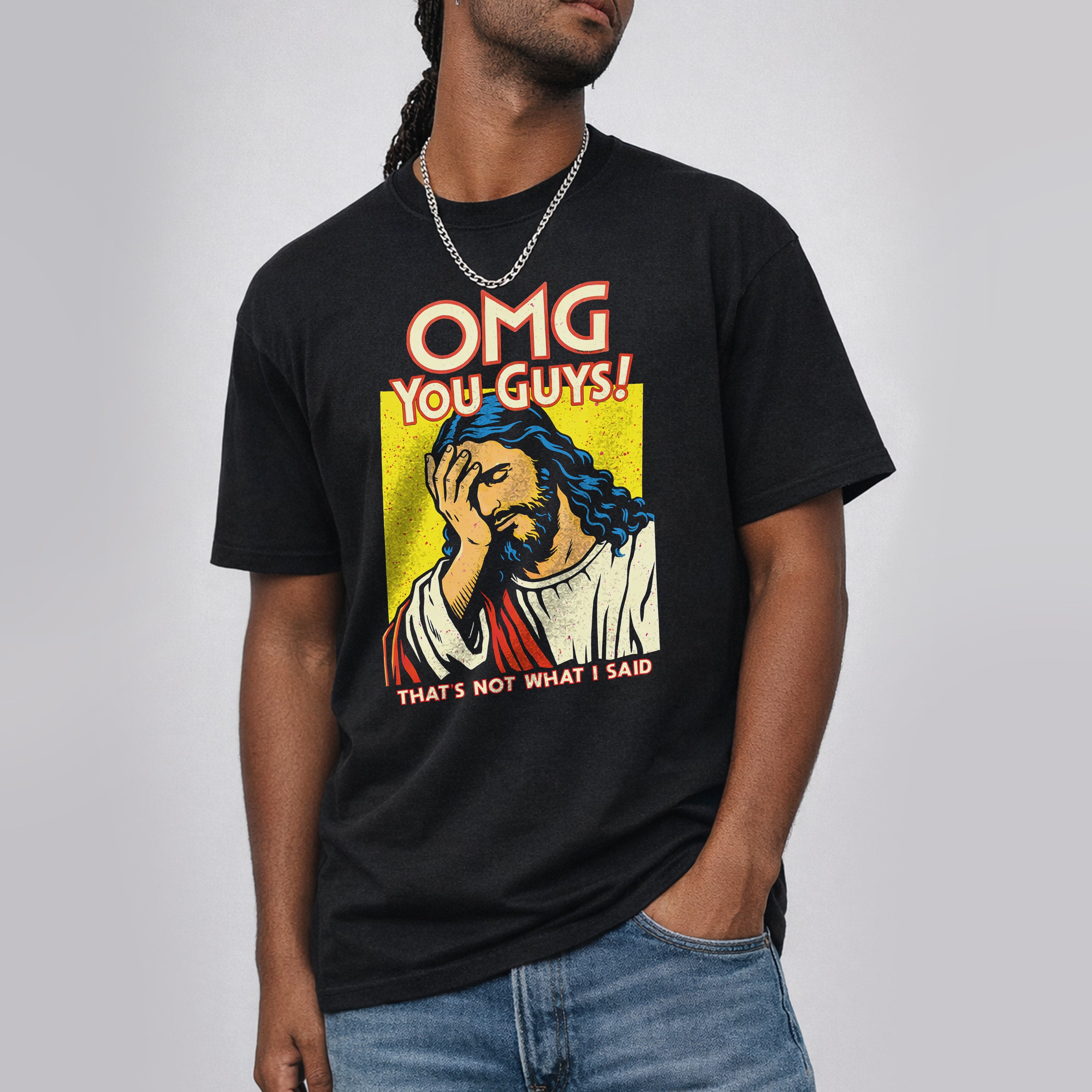 OMG You Guys Jesus Graphic T-shirt
