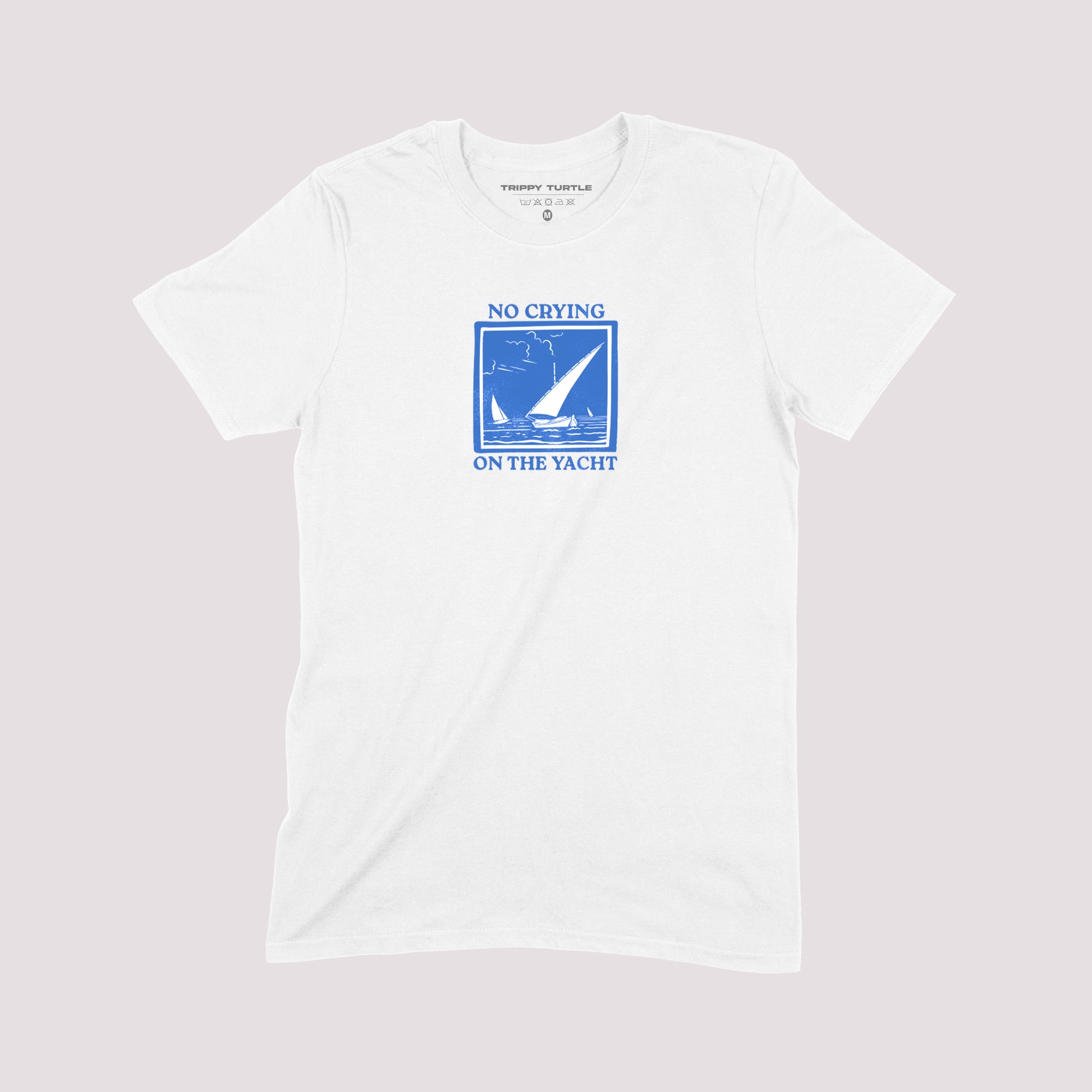 No Crying On The Yacht Slogan T-shirt