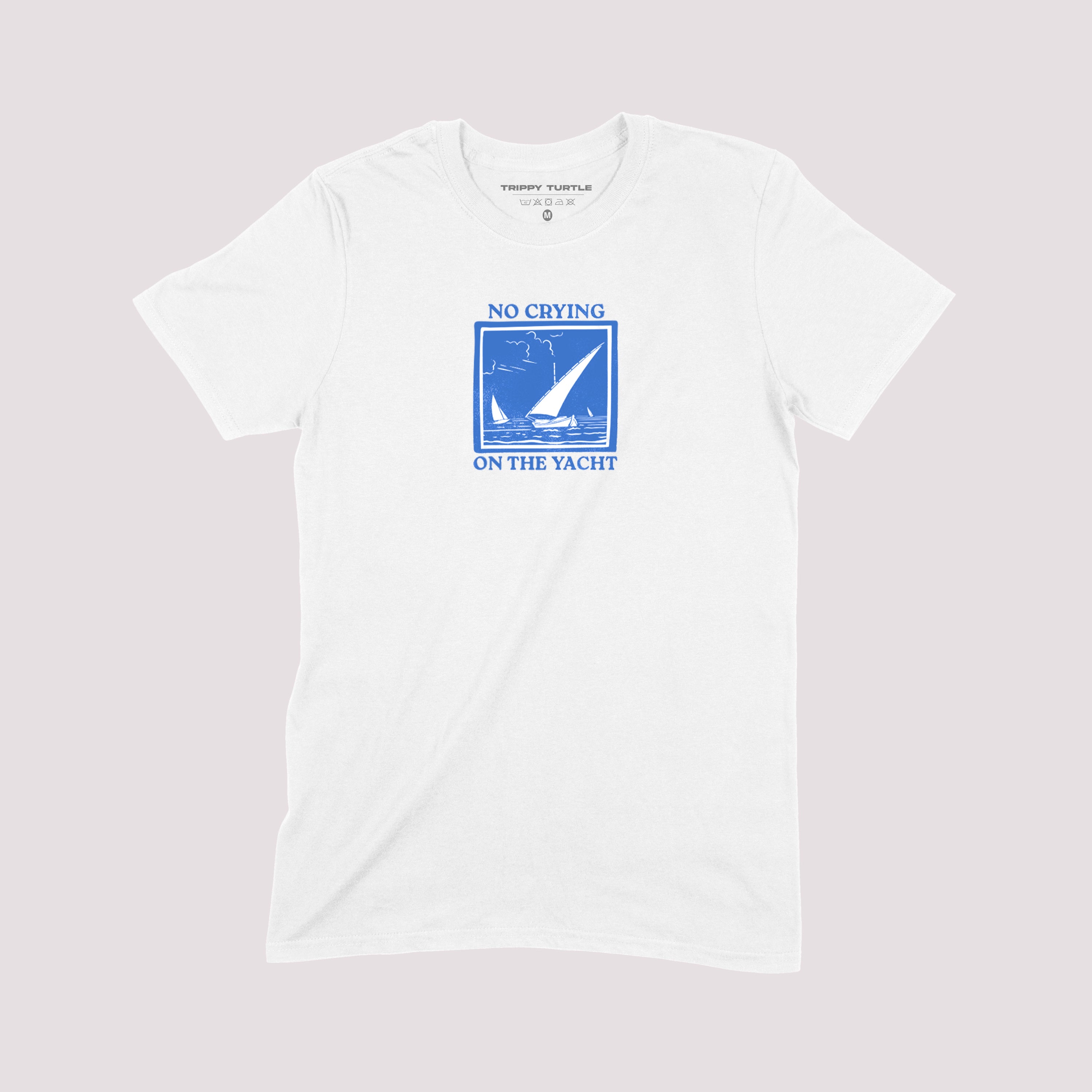No Crying On The Yacht Slogan T-shirt