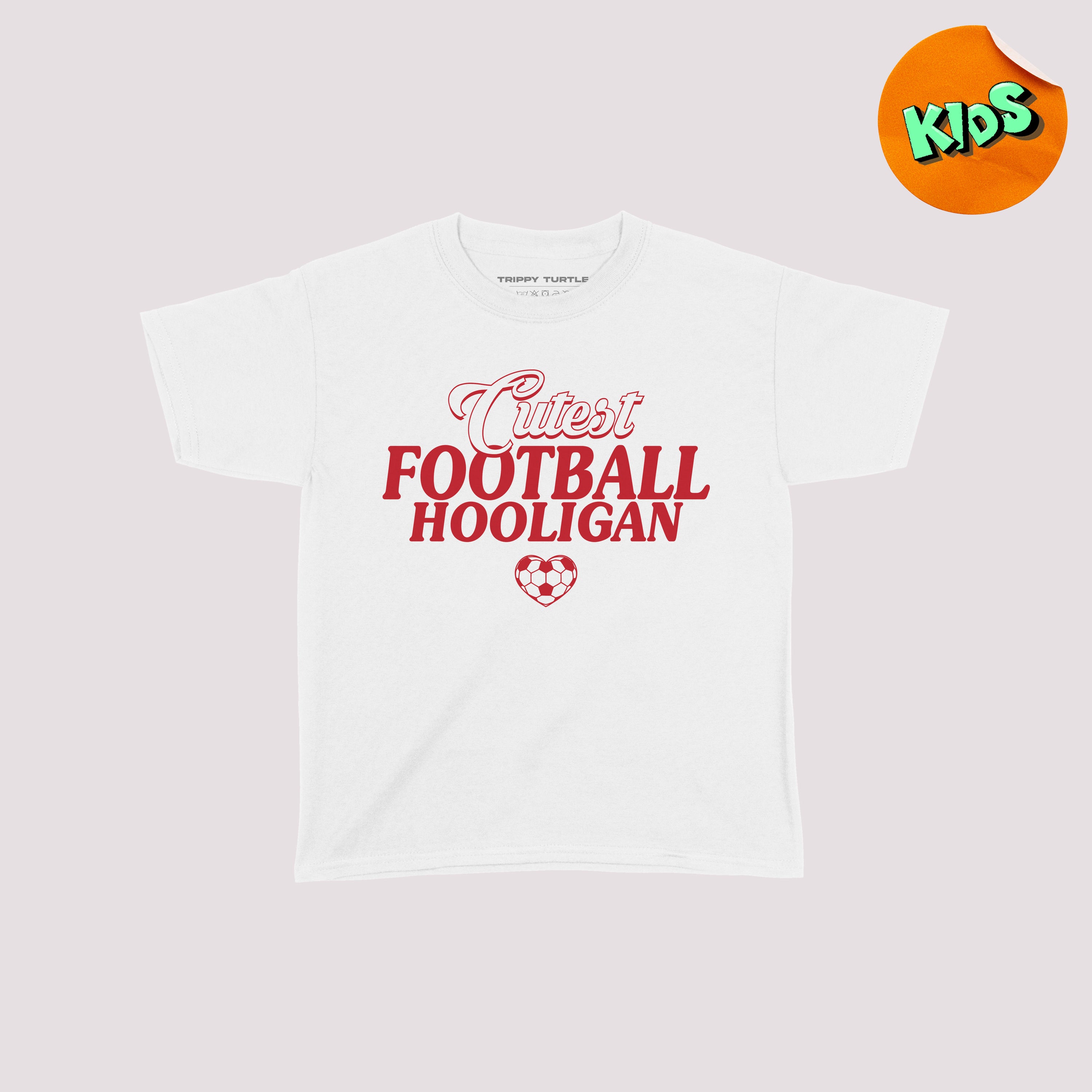 Cutest Football Hooligan Kids World T-shirt