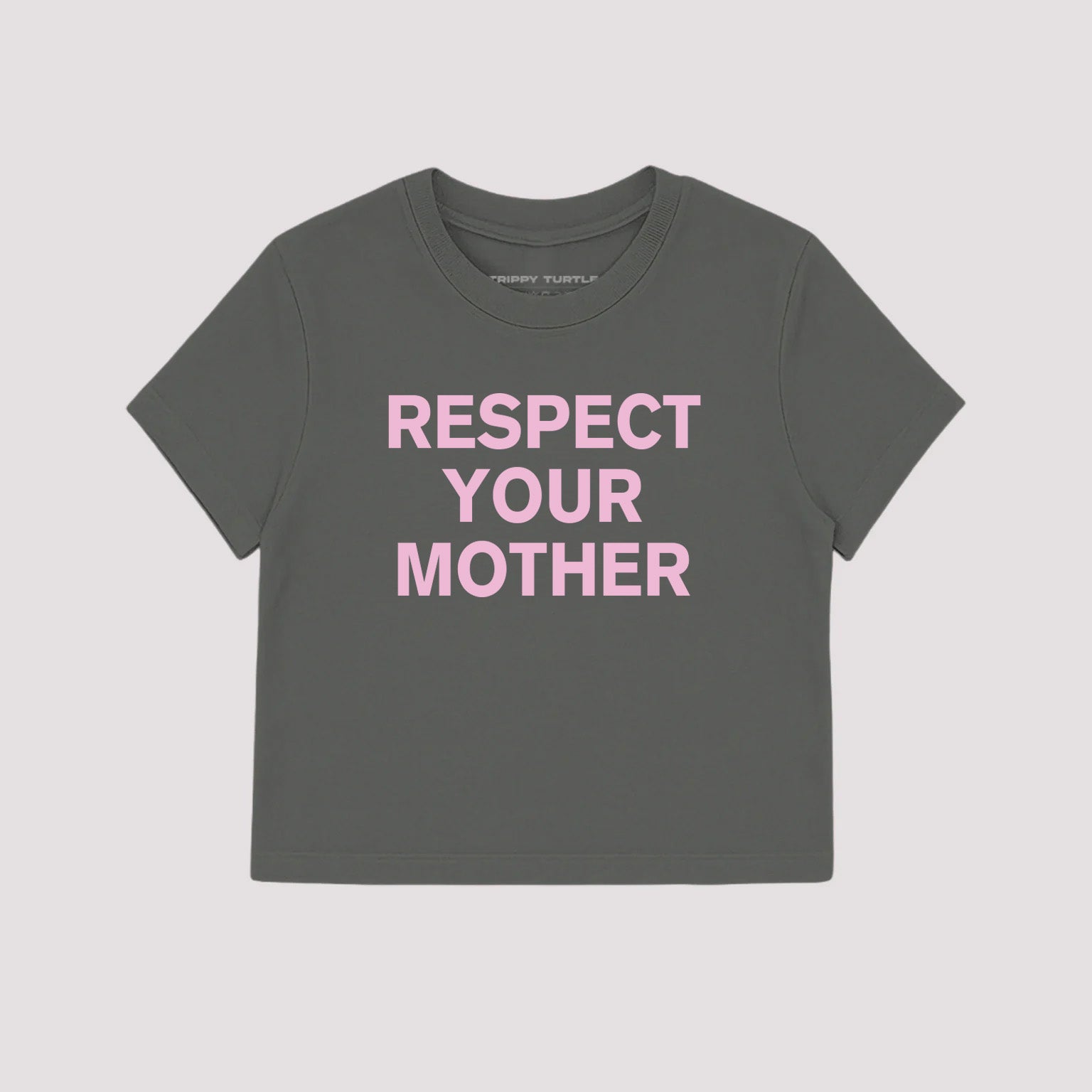 Respect Your Mother Cropped Baby T-shirt