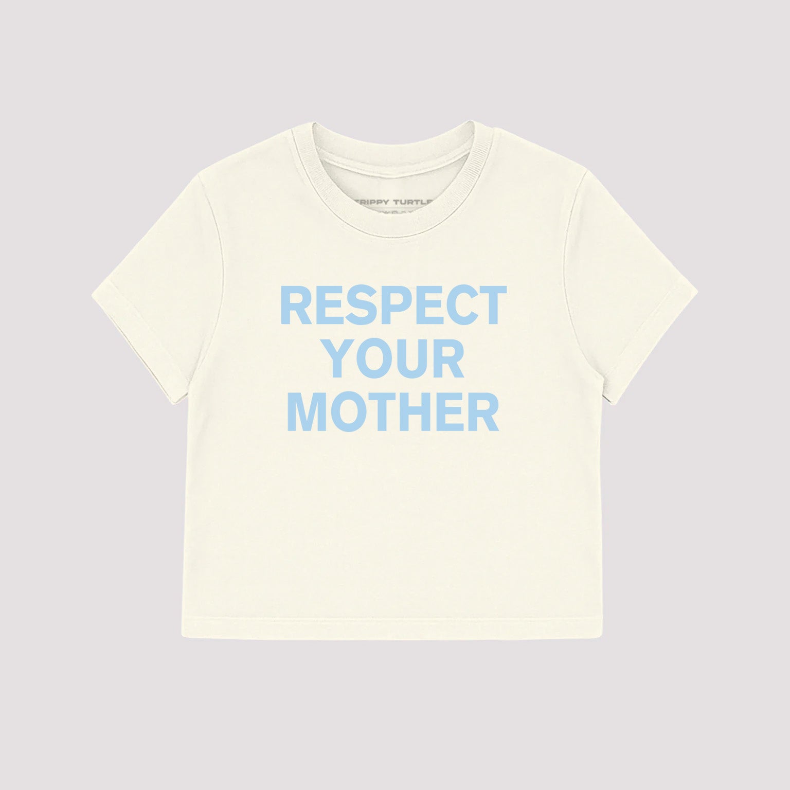 Respect Your Mother Cropped Baby T-shirt