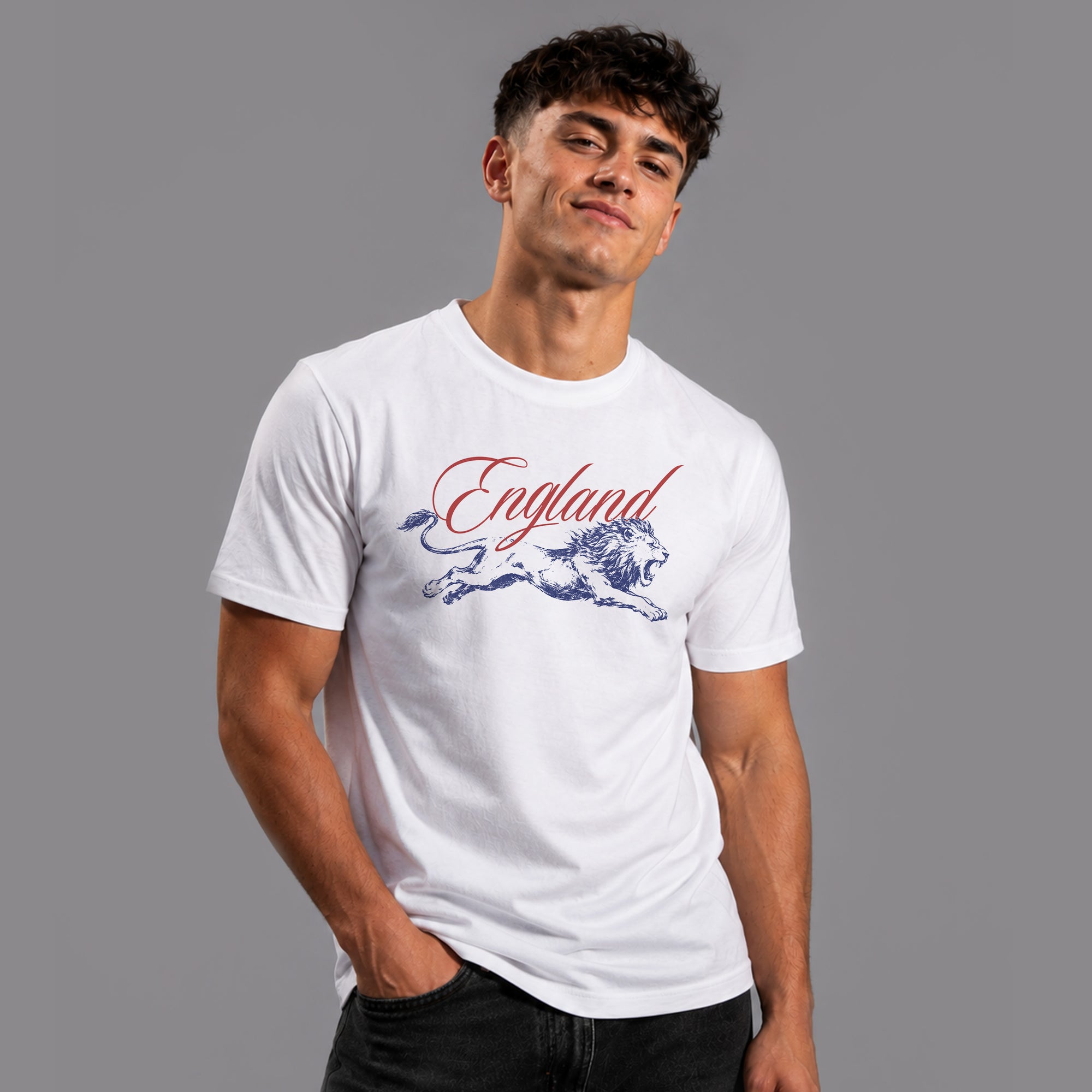 England Lion Graphic T-shirt