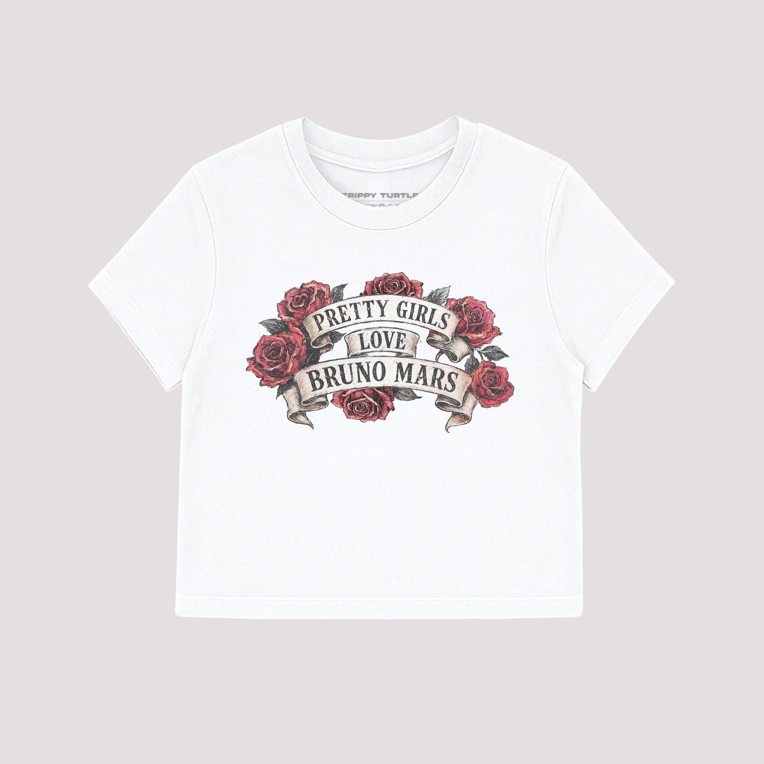 Pretty Girls Love Bruno Cropped Baby T-shirt