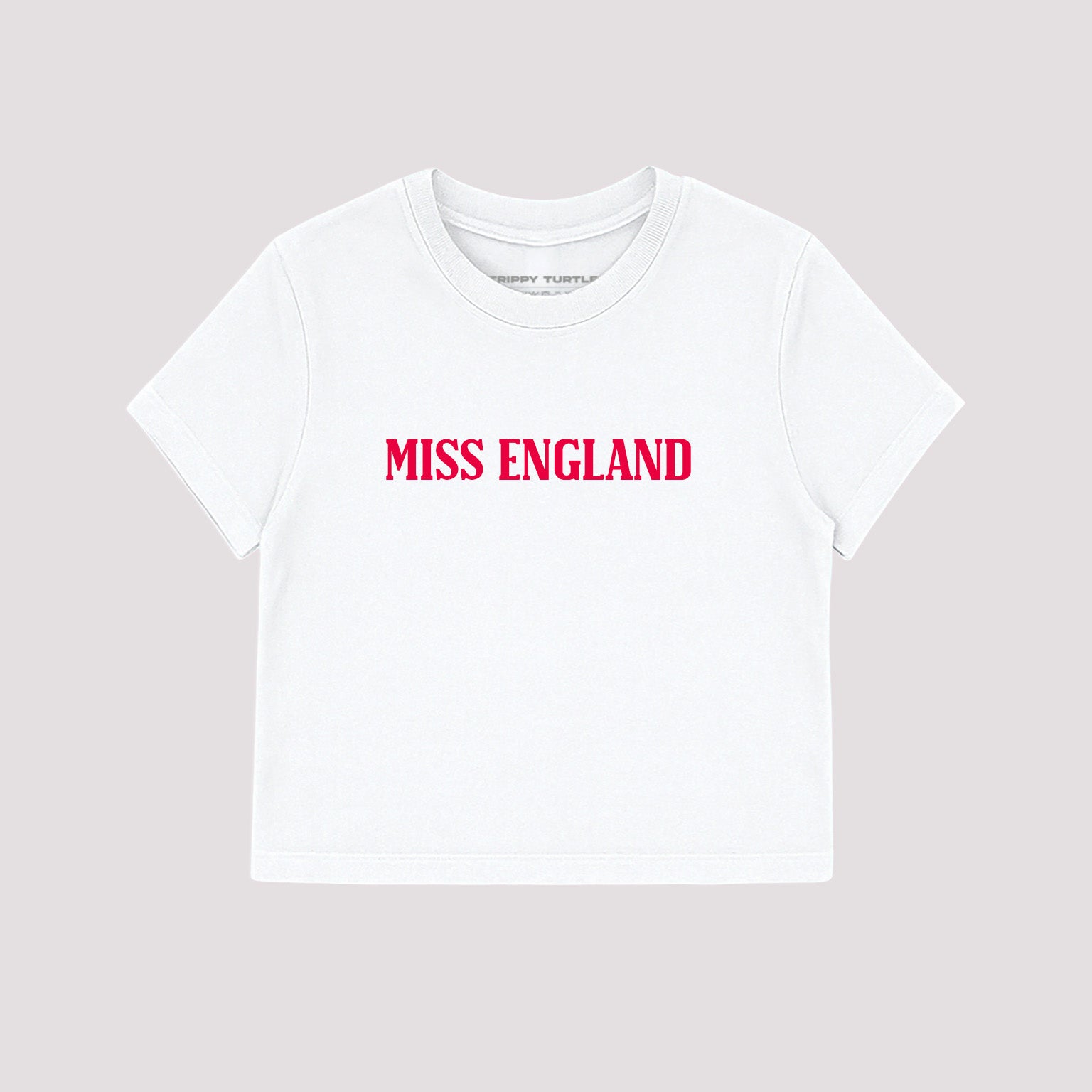 Miss England Cropped Baby T-shirt