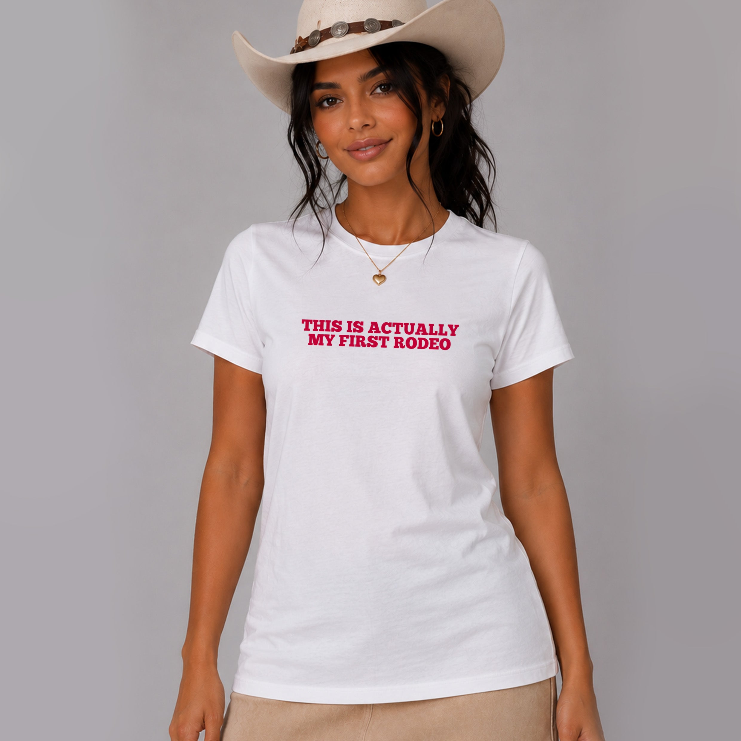 First Rodeo Slogan T-Shirt