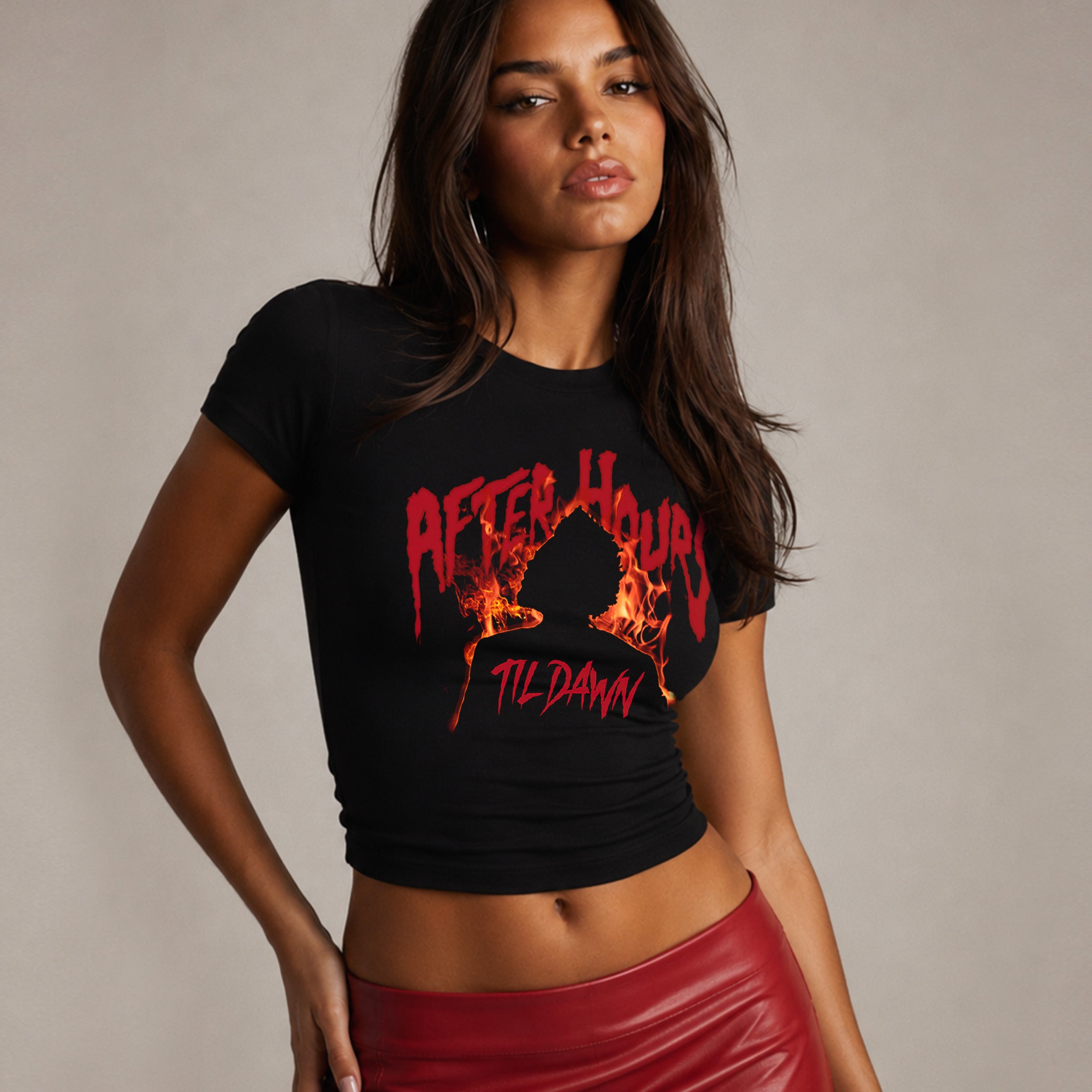 The Weeknd, After Hours Cropped Baby T-shirt