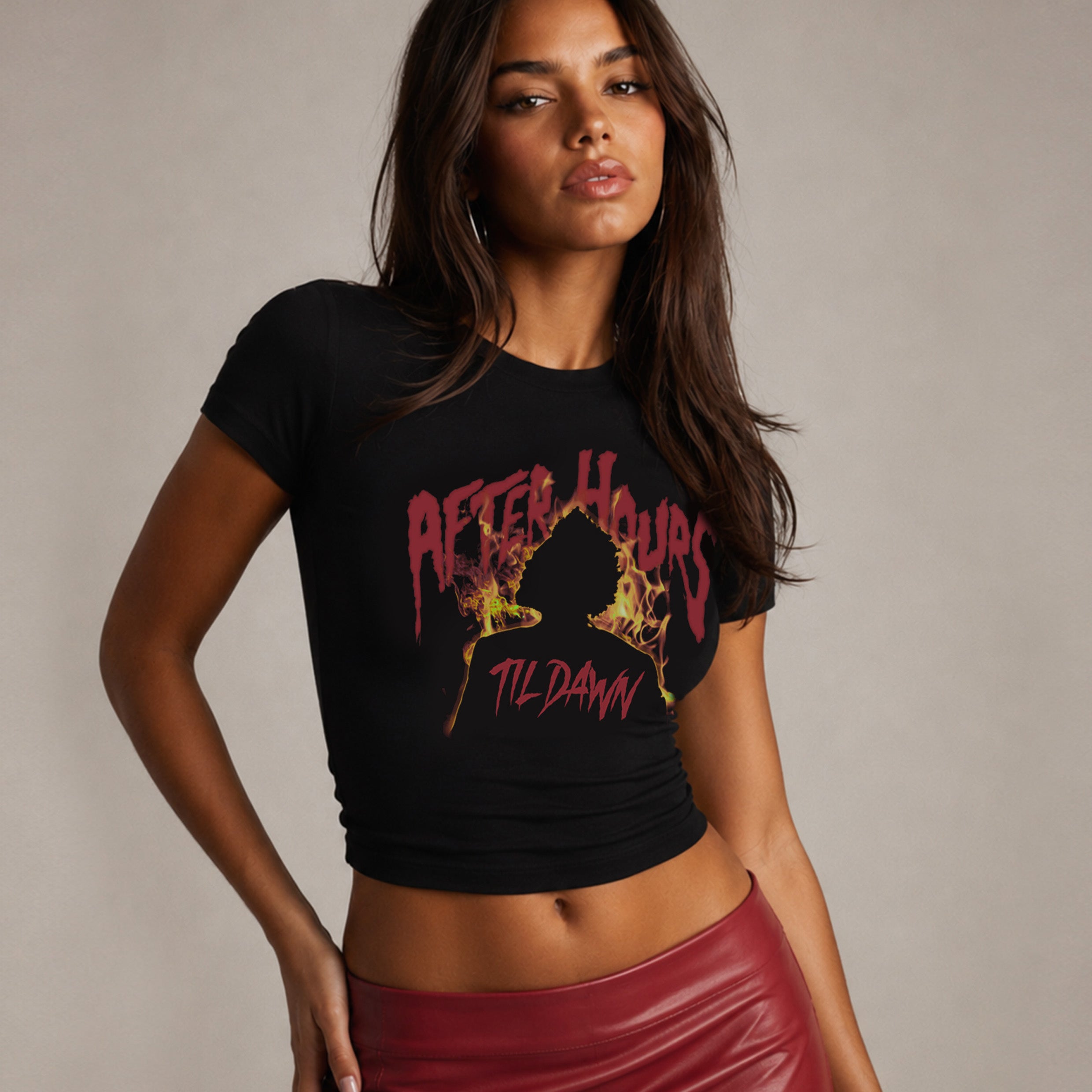 The Weeknd, After Hours Cropped Baby T-shirt