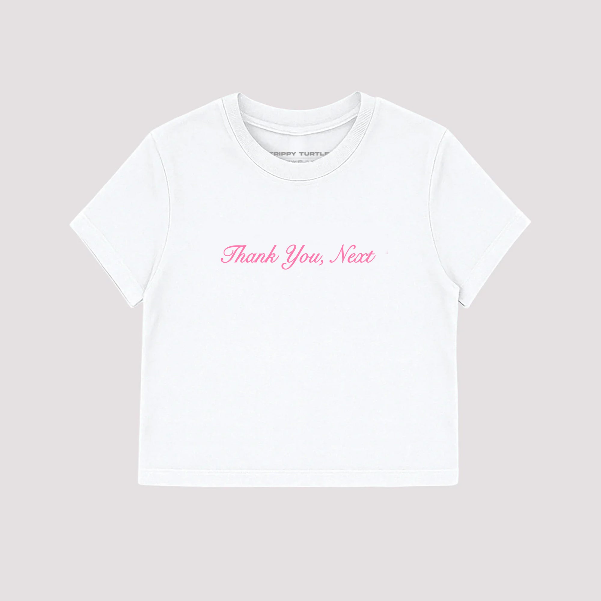Thank You, Next, Ariana Grande Inspired Cropped Fitted T-shirt
