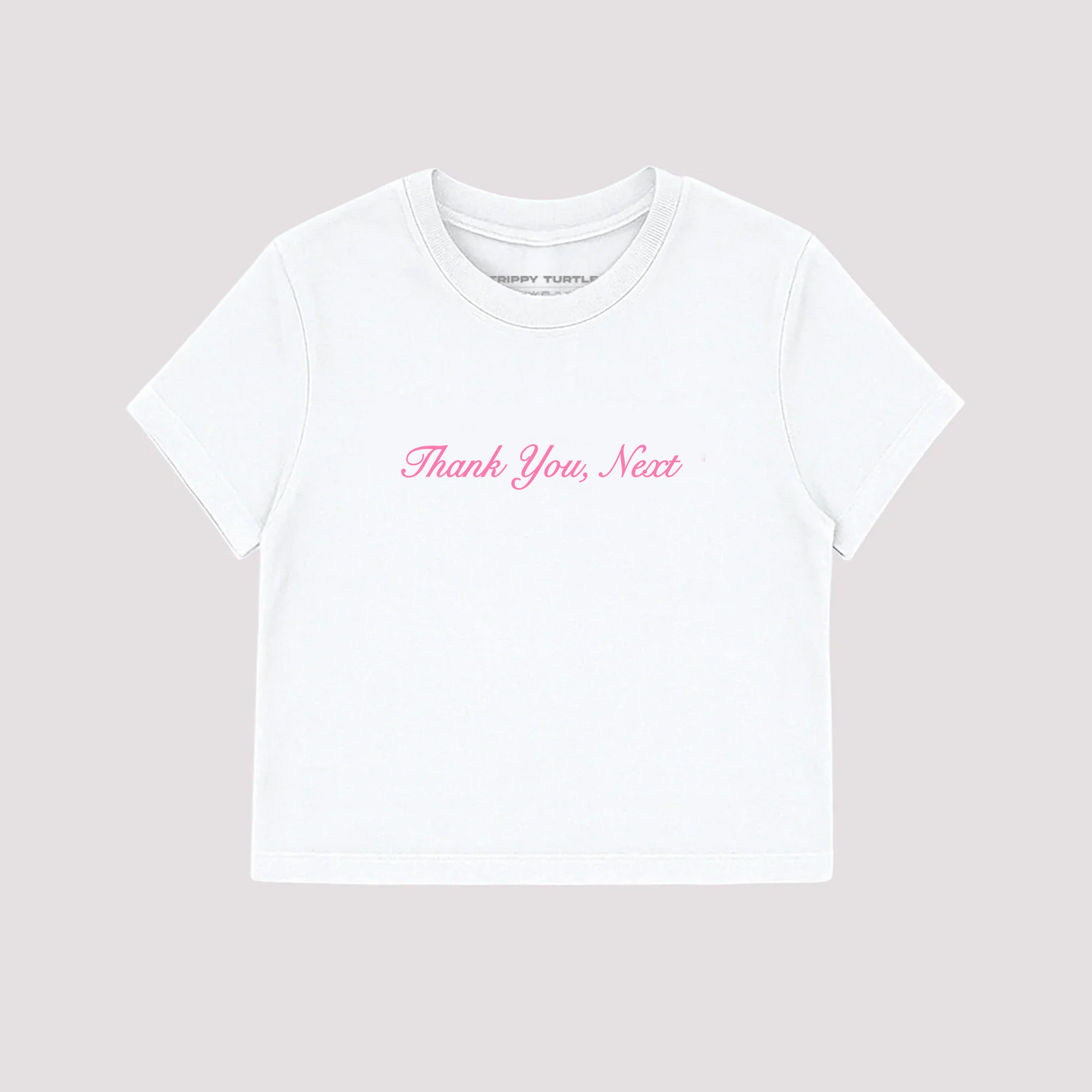 Thank You, Next, Ariana Grande Inspired Cropped Fitted T-shirt