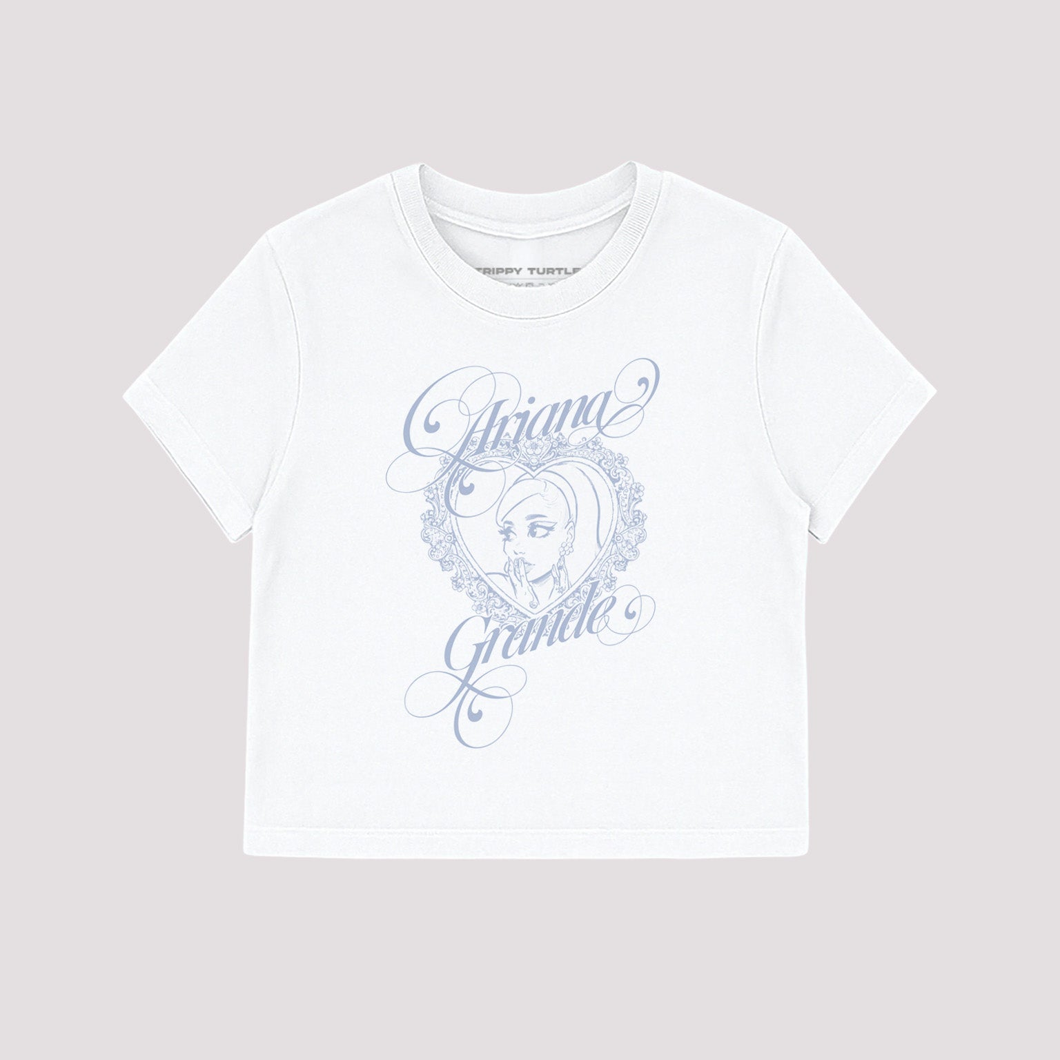 Ariana Grande Inspired Cropped Fitted T-shirt