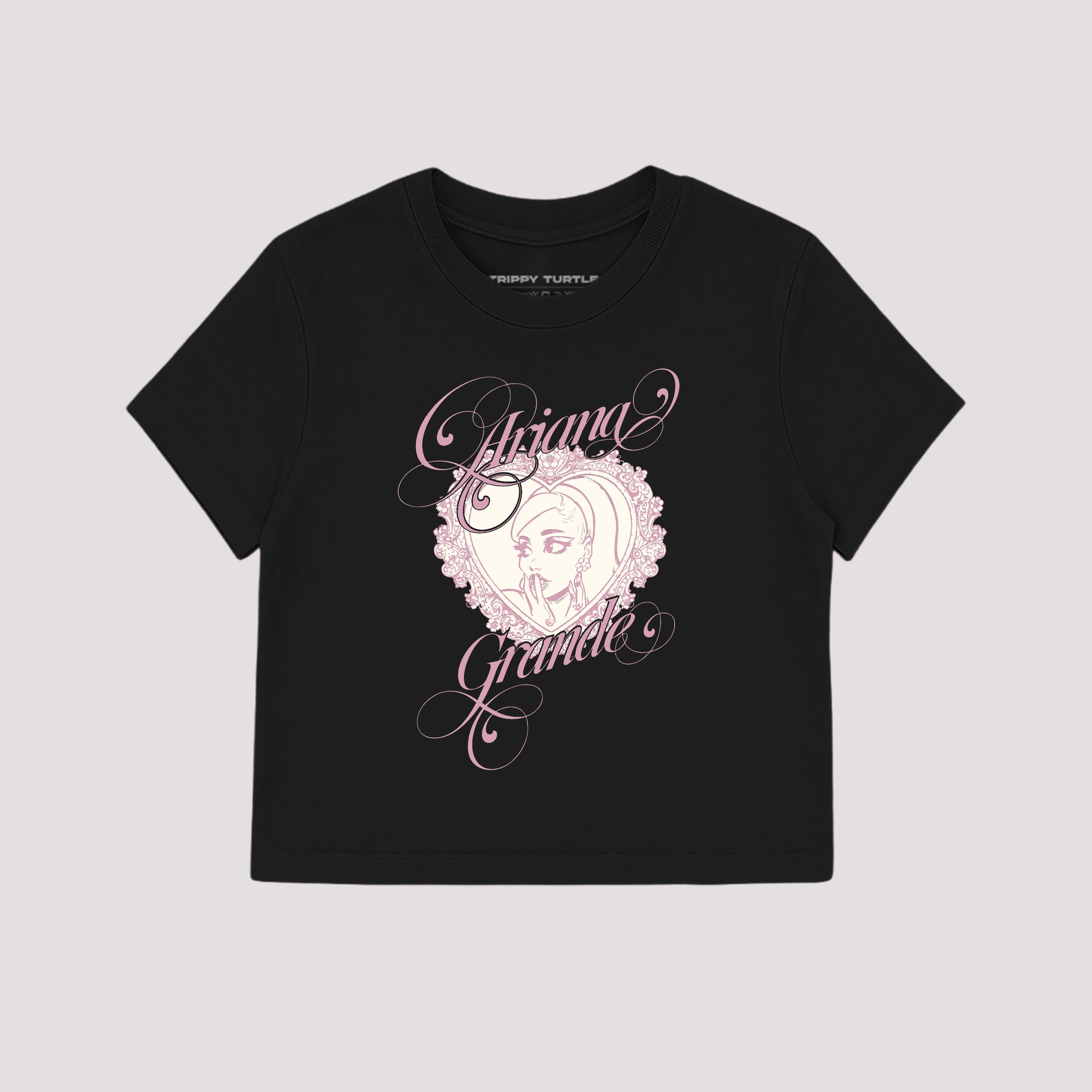 Ariana Grande Inspired Cropped Fitted T-shirt