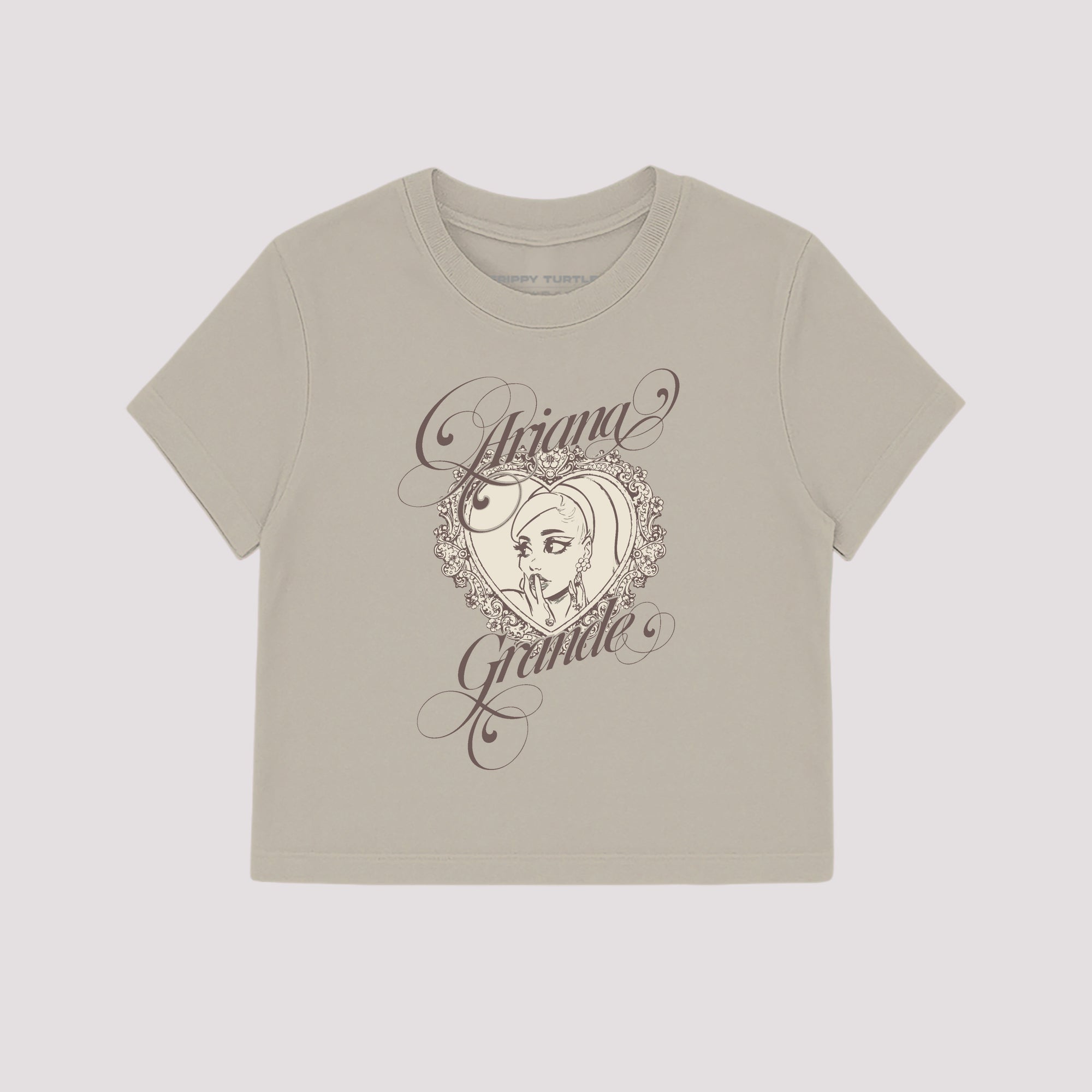 Ariana Grande Inspired Cropped Fitted T-shirt