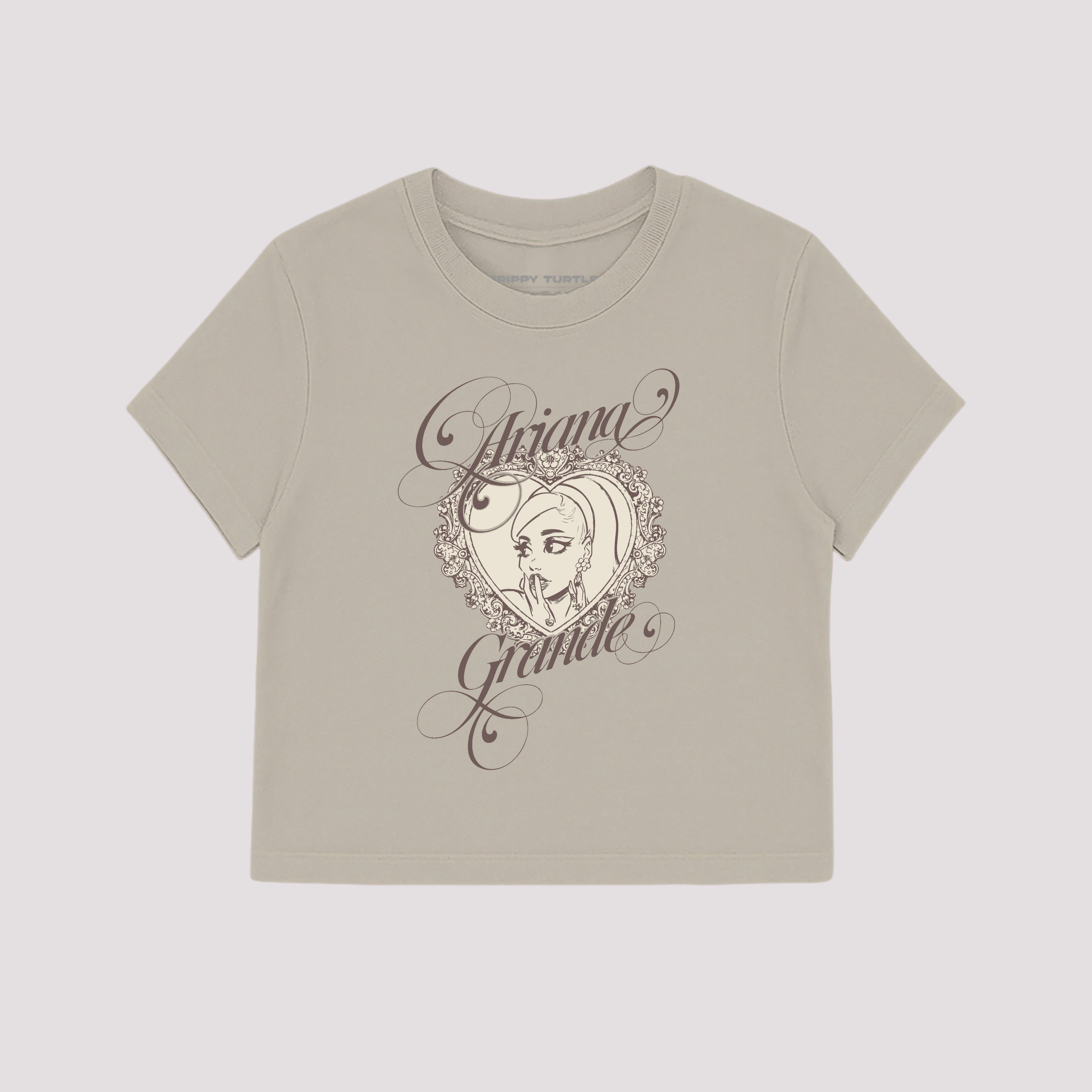 Ariana Grande Inspired Cropped Fitted T-shirt