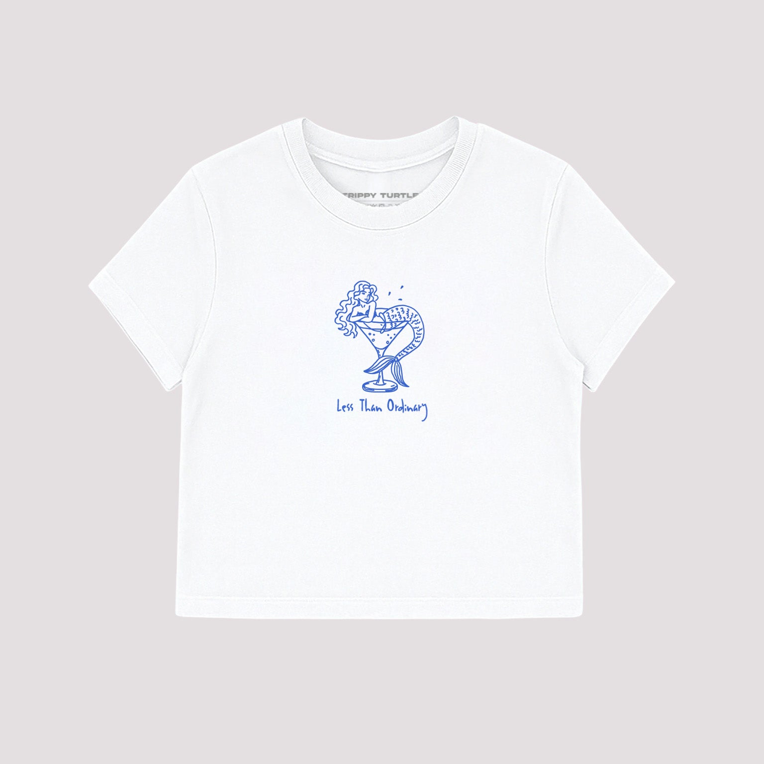Less Than Ordinary Mermaid Cropped Baby T-shirt