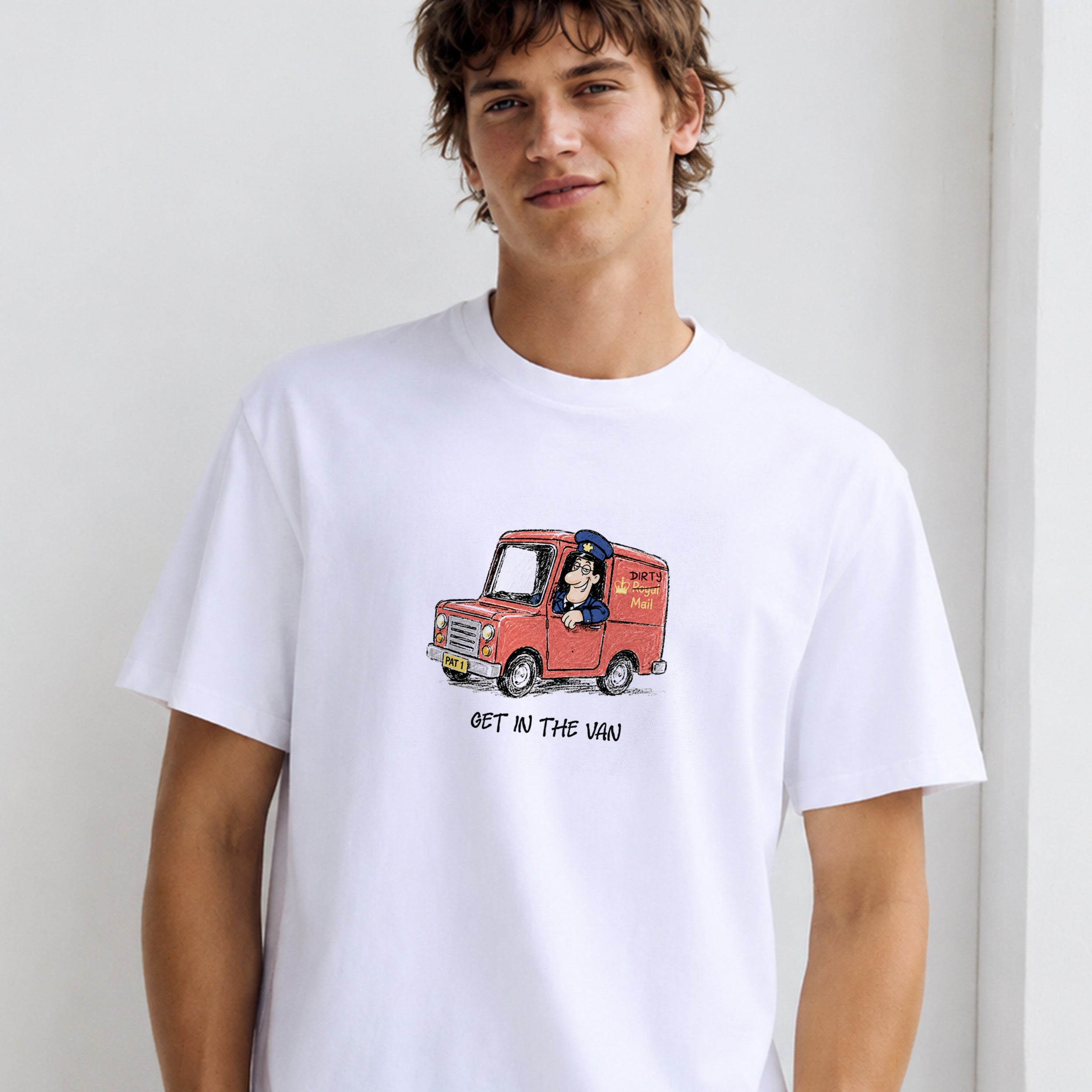 Get In The Van Parody Graphic T-shirt