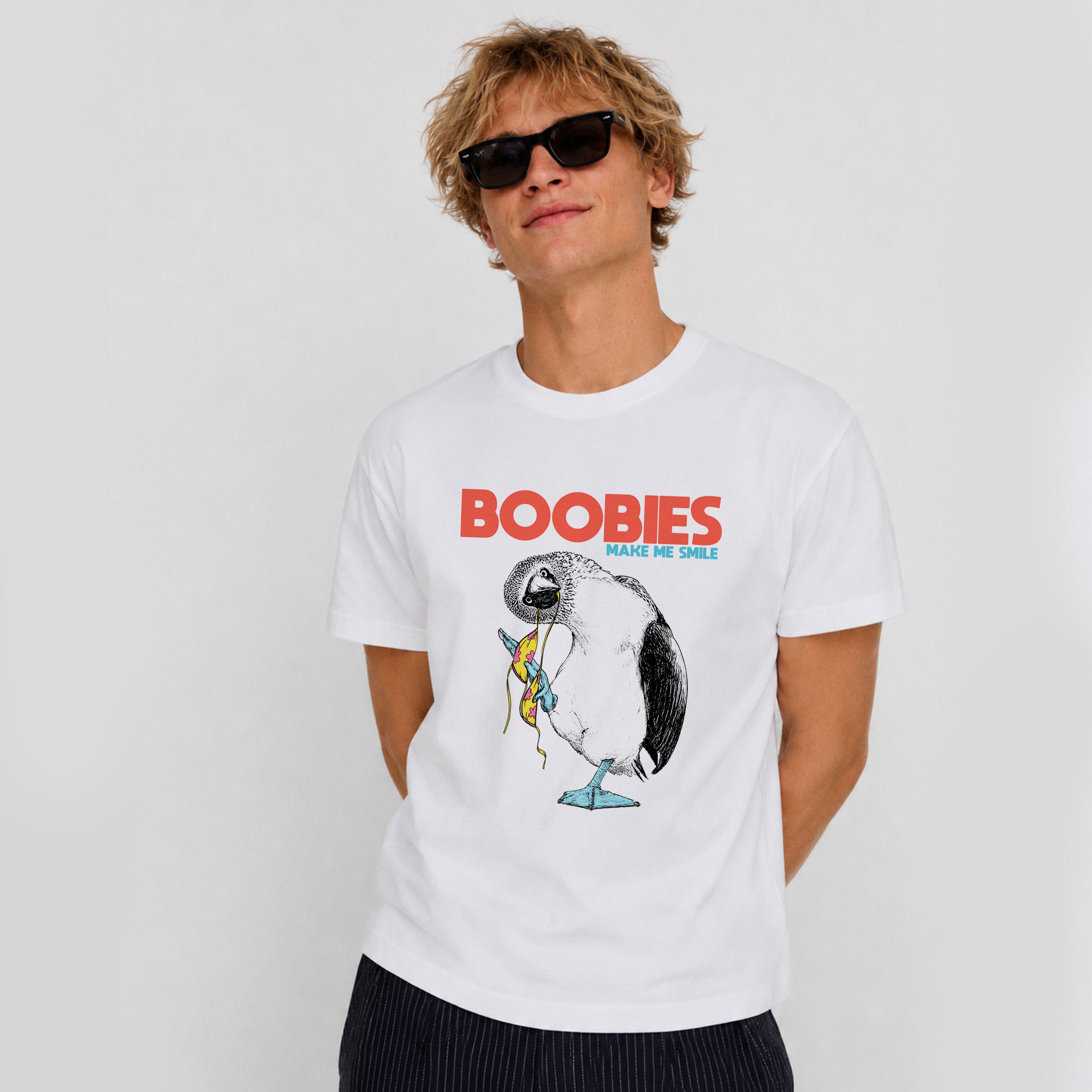 Boobies Make Me Smile T-shirt