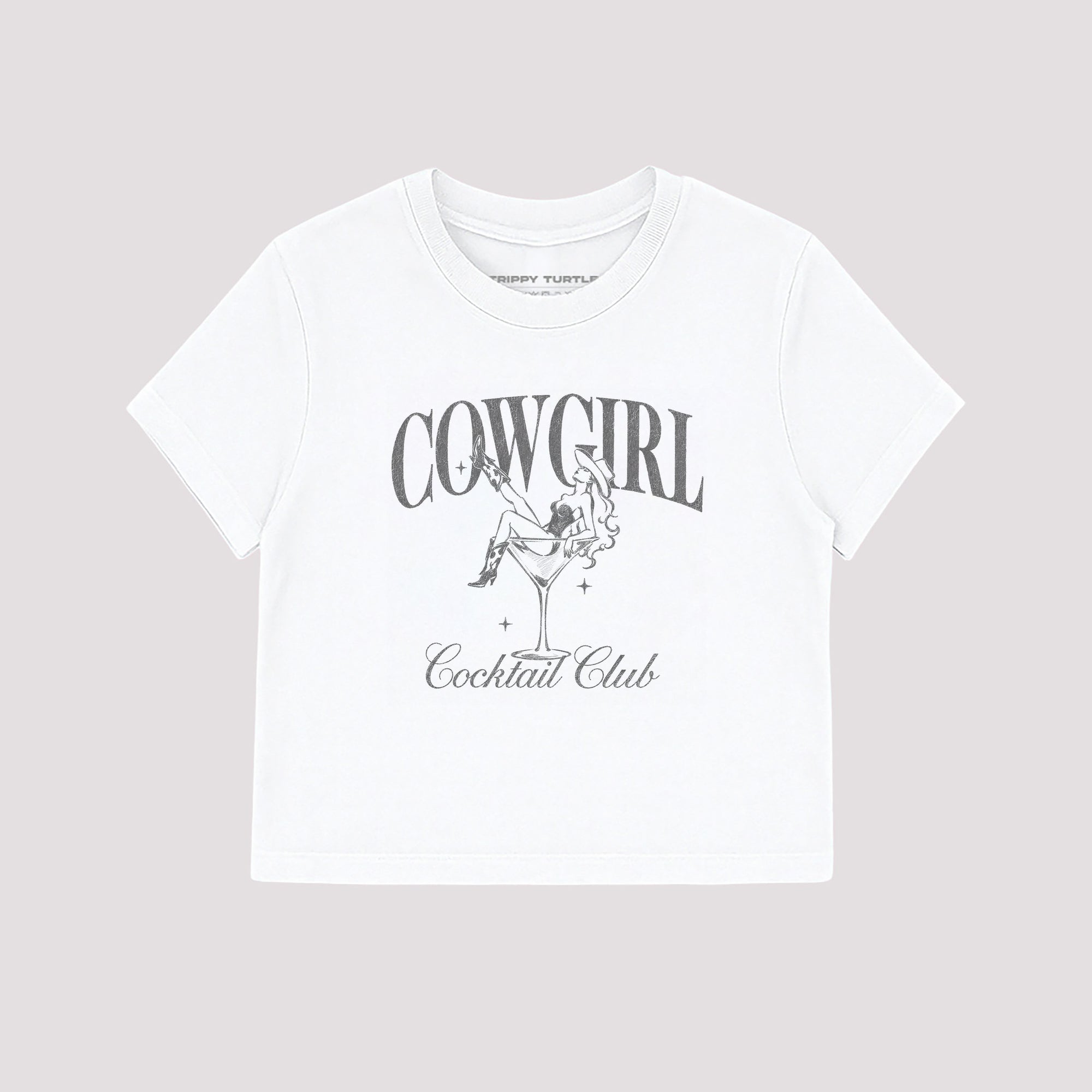Cowgirl Cocktail Club Cropped Baby T-shirt