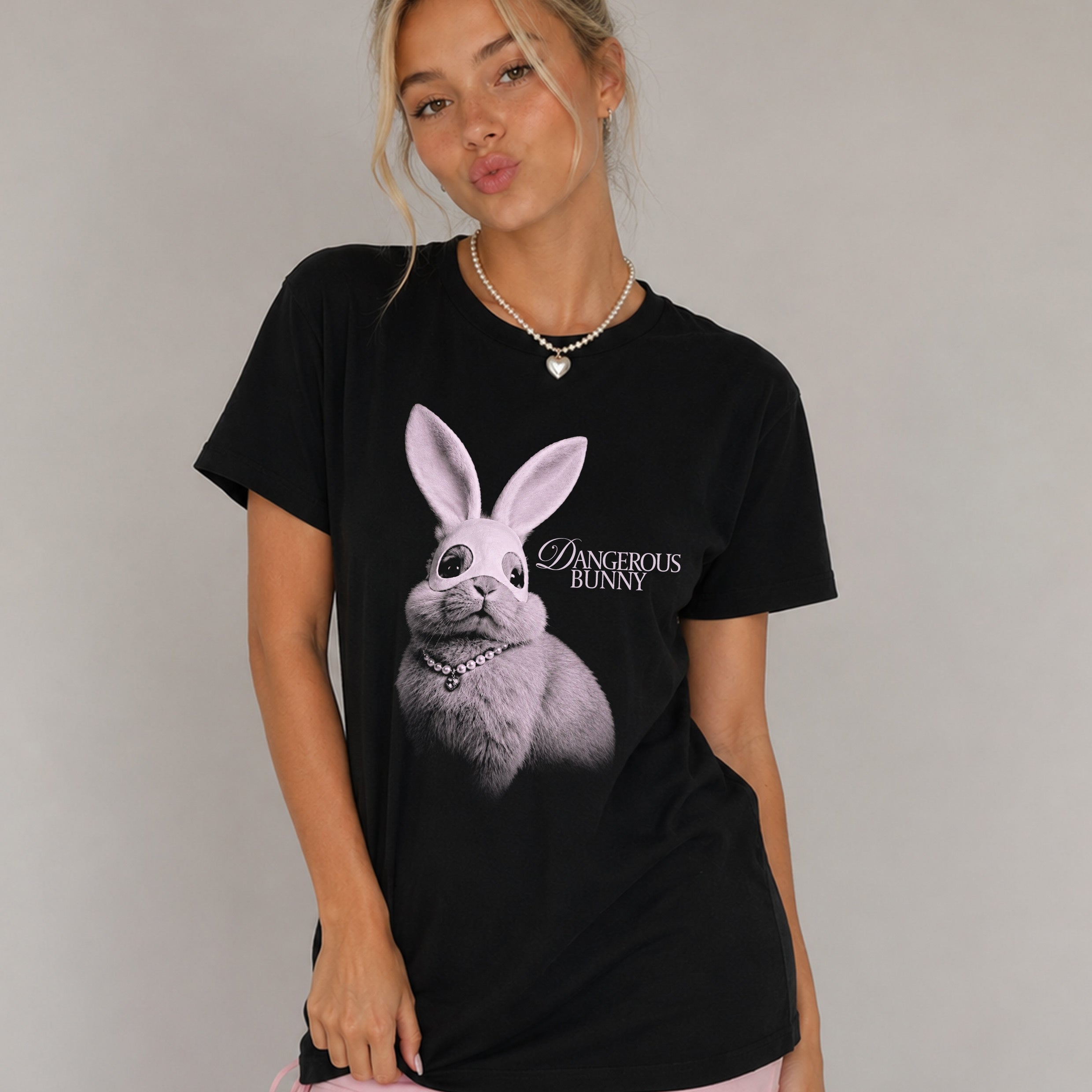 Dangerous Bunny Graphic T-shirt , Ariana Inspired T-Shirt