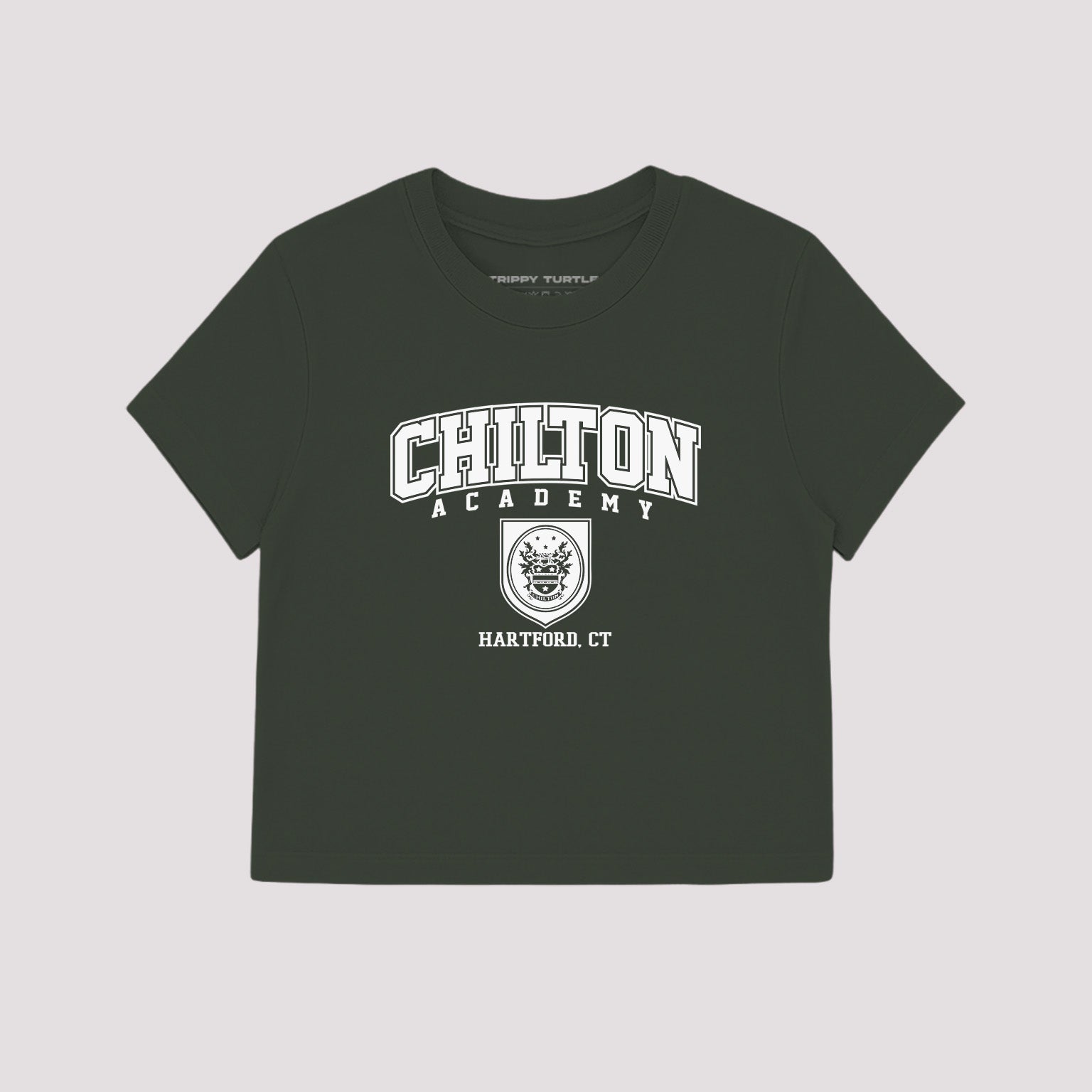 Chilton Varsity Graphic Cropped Fitted T-shirt