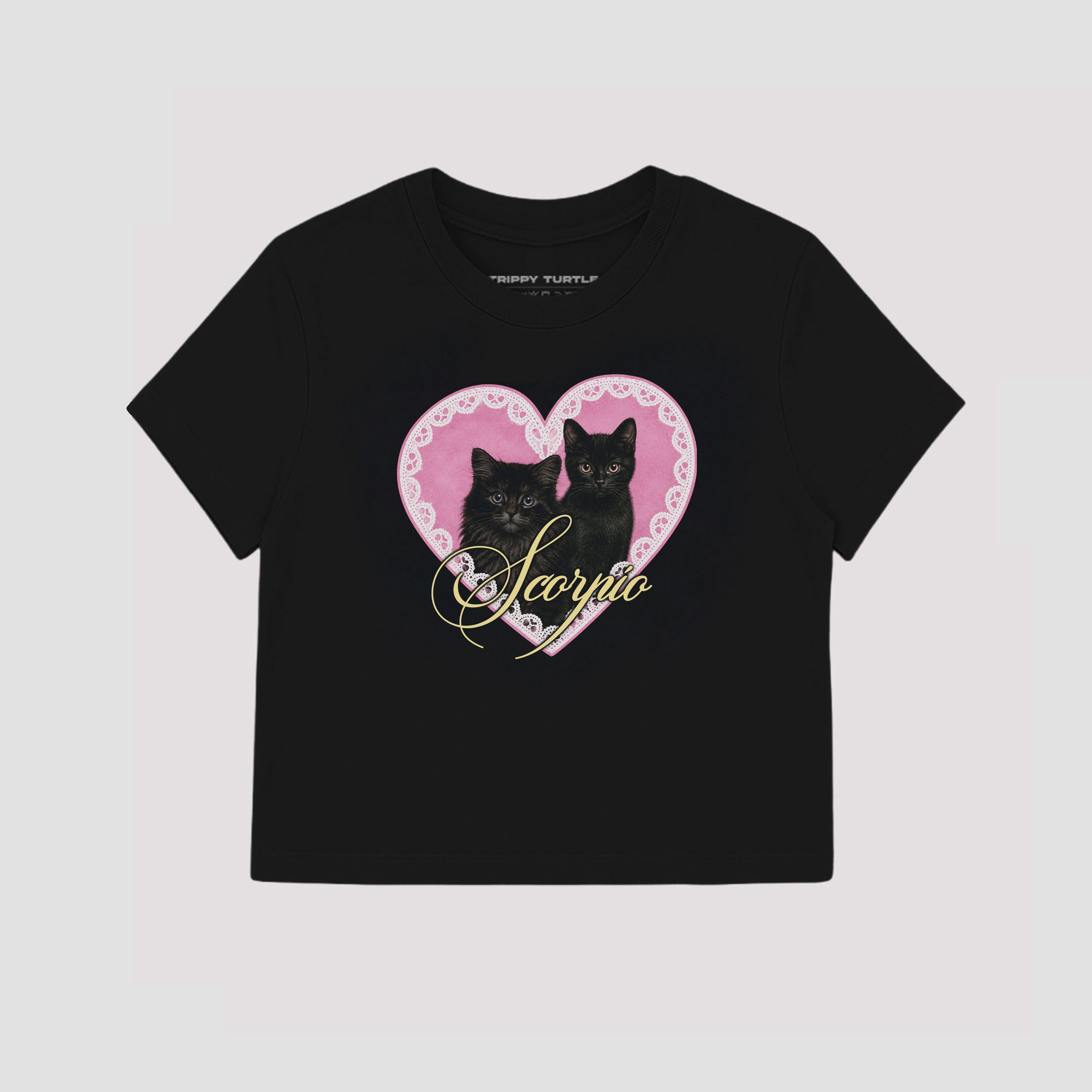 Scorpio Cropped Fitted T-shirt