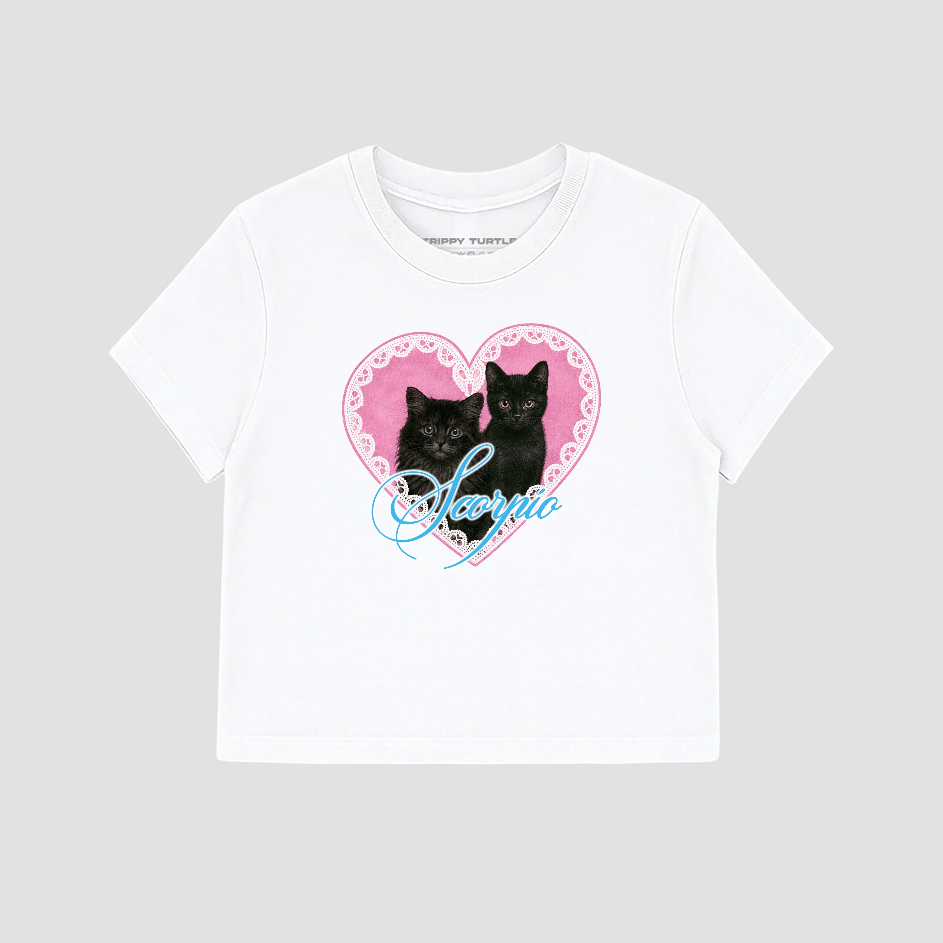 Scorpio Cropped Fitted T-shirt