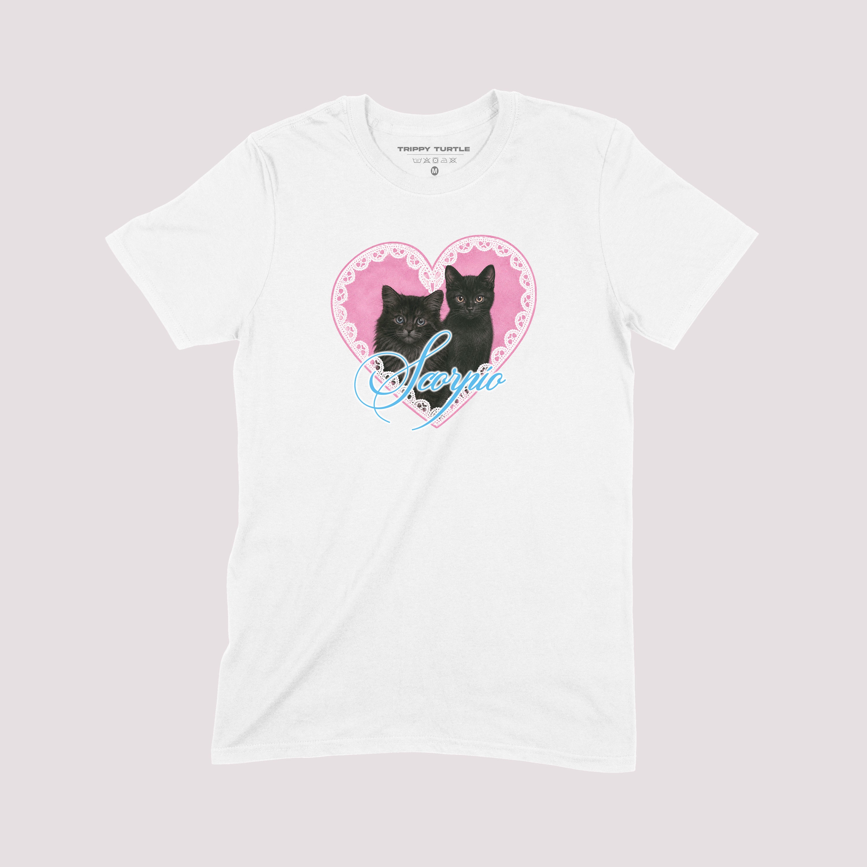 Scorpio Cat Graphic T-Shirt