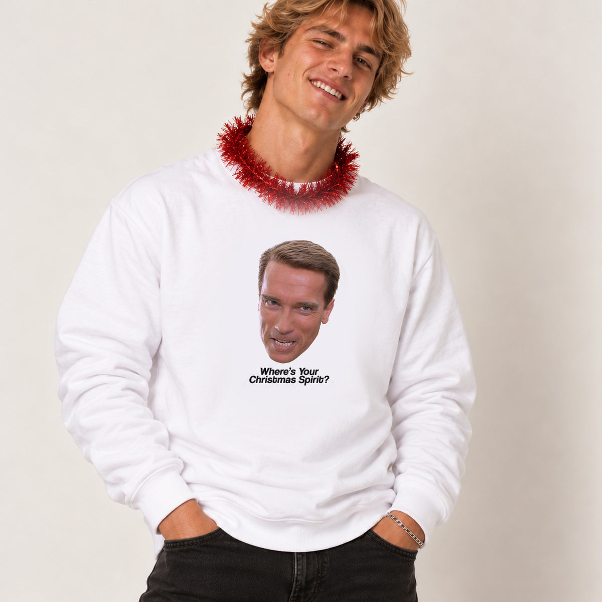 Arnold Parody Christmas Sweatshirt