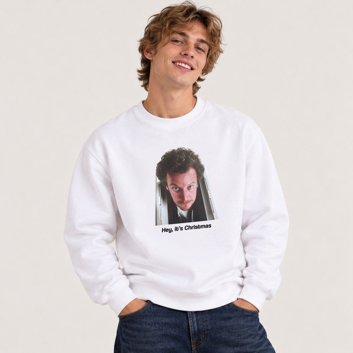 Home Alone Parody Christmas Sweatshirt