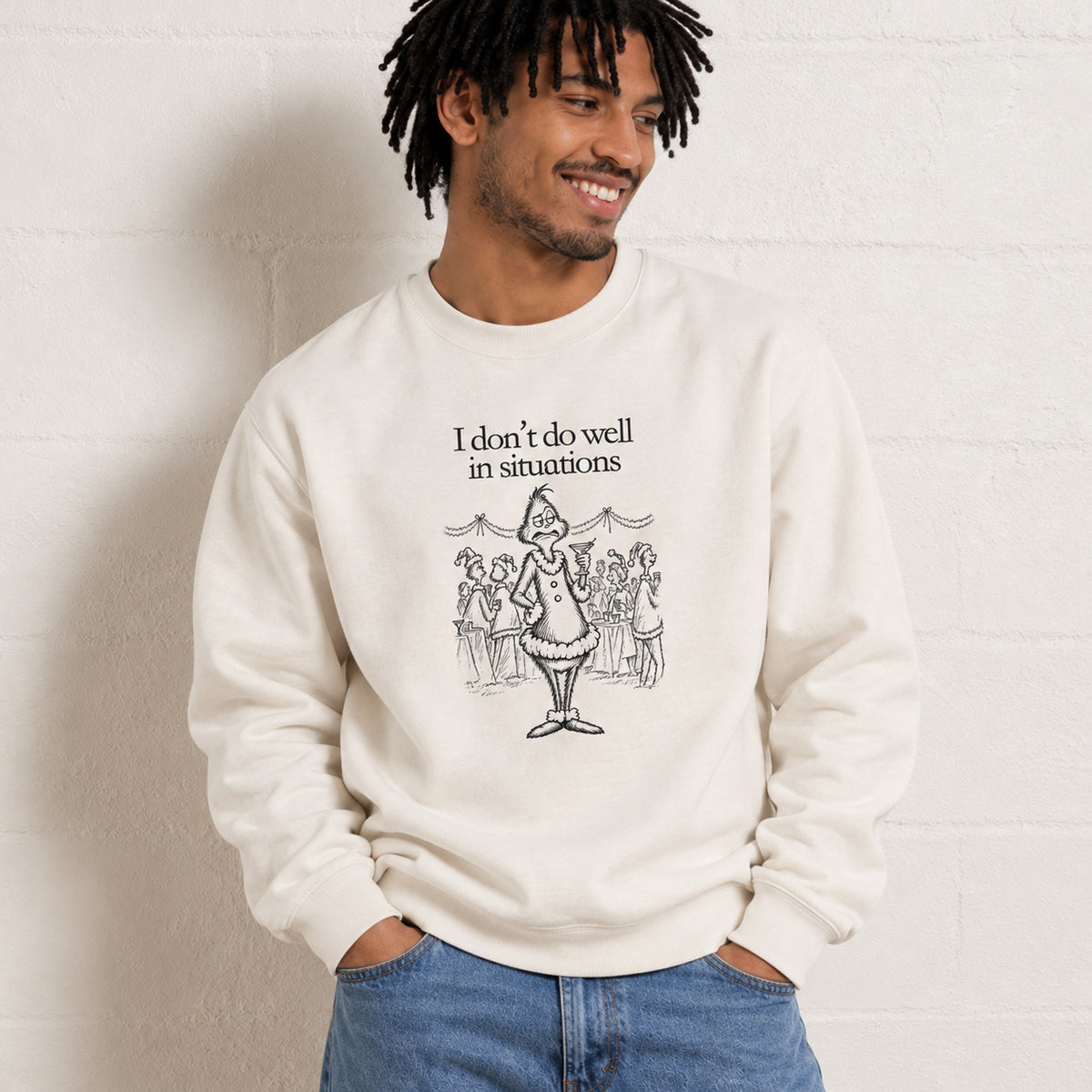 Grinch Parody Christmas Sweatshirt
