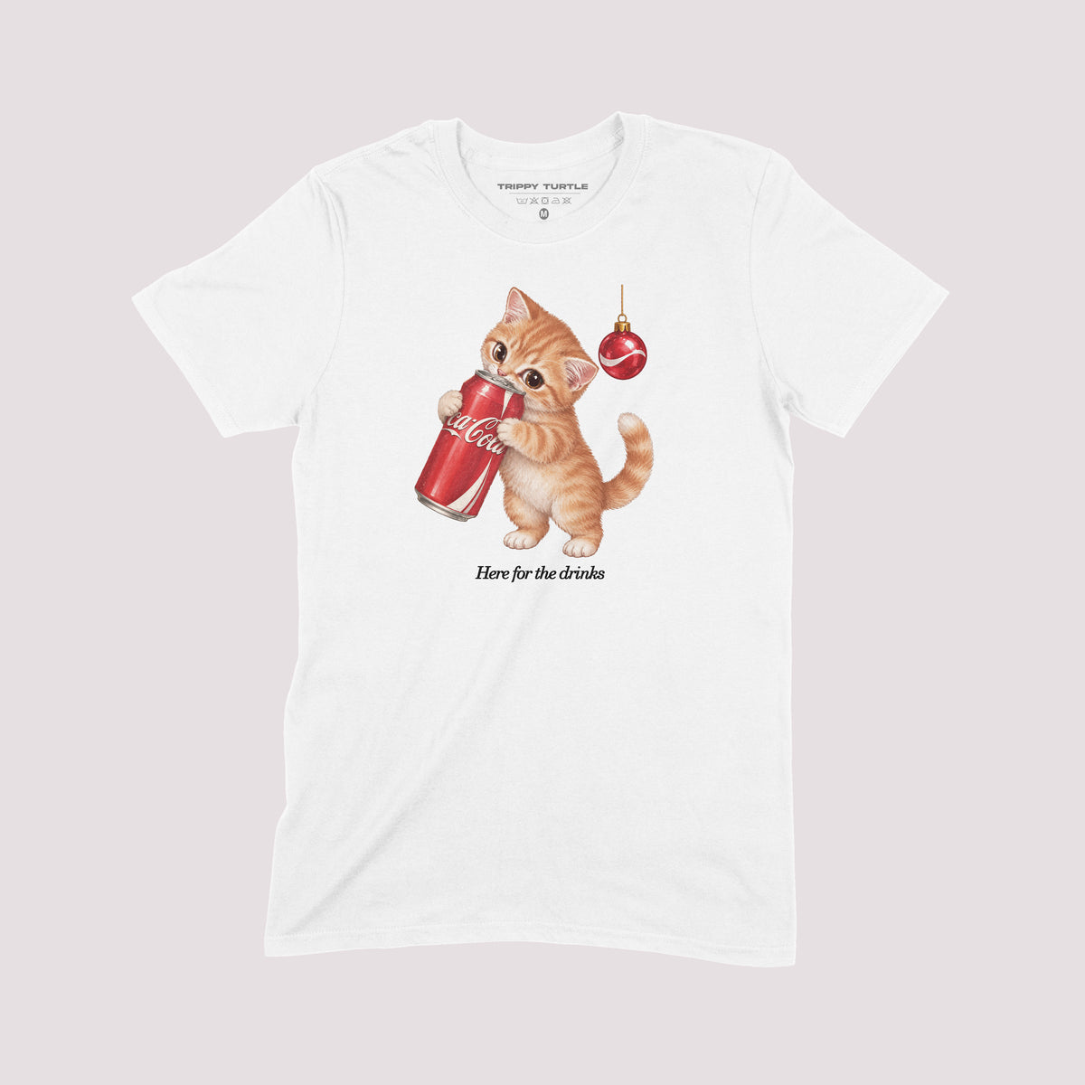 Cat Graphic Christmas T-Shirt