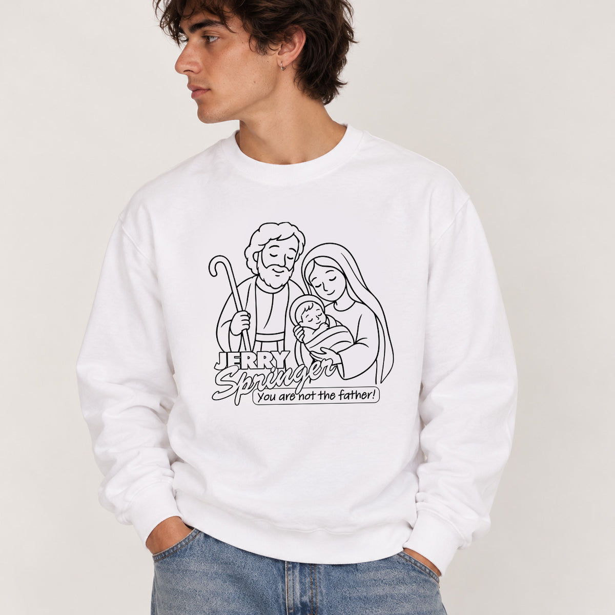 Christmas Parody Graphic Sweatshirt