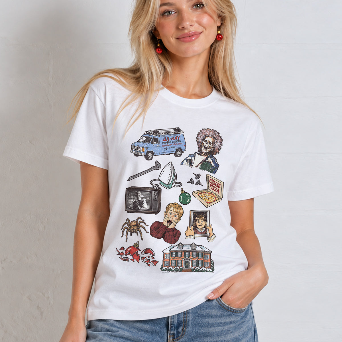 Home Alone Christmas Graphic T-Shirt