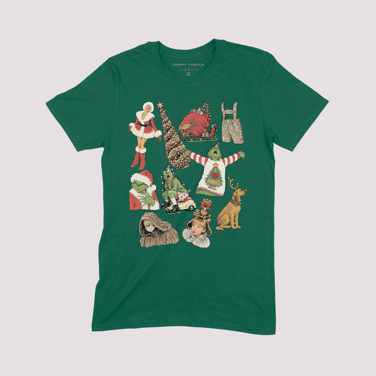 Grinch Christmas Graphic T-Shirt