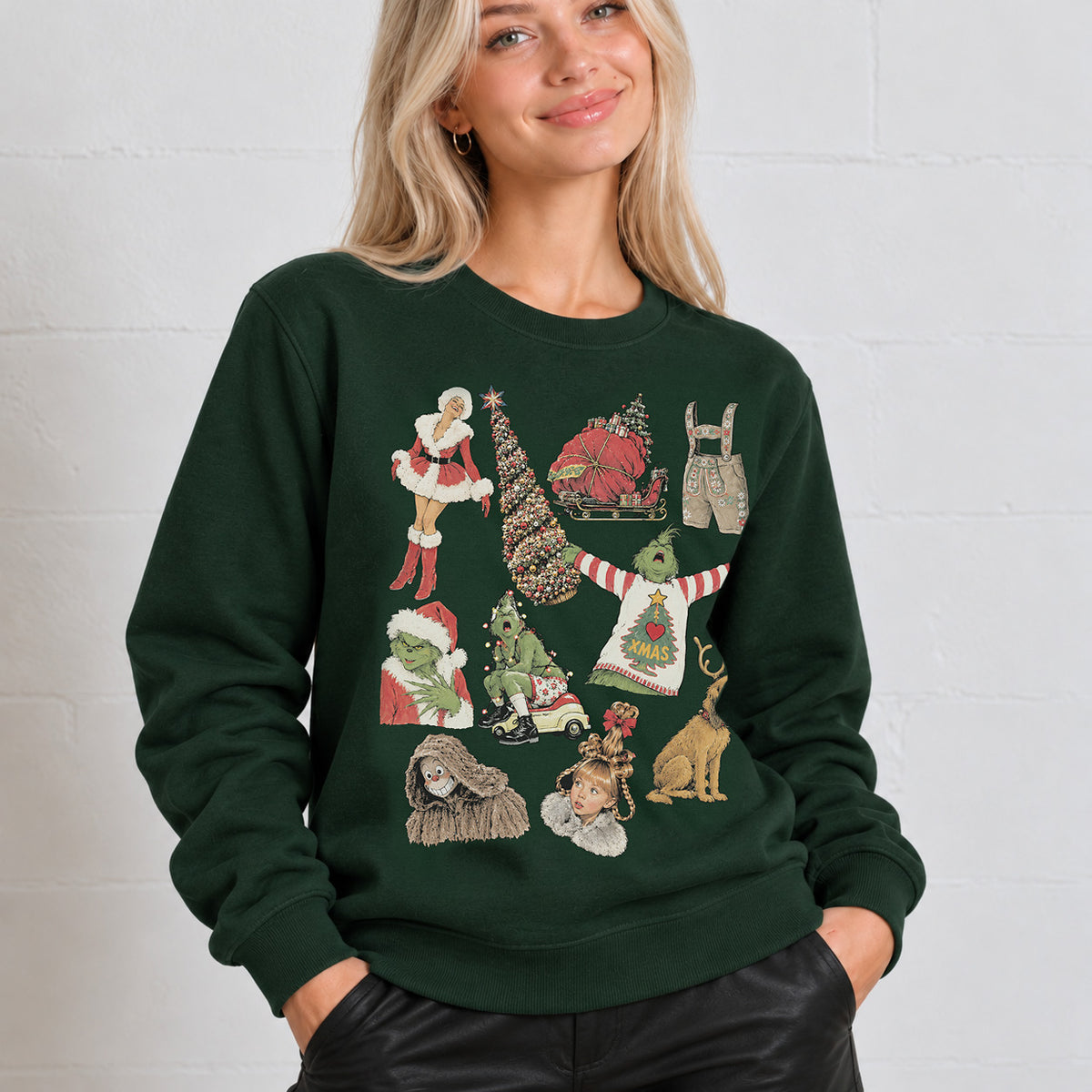 Grinch Christmas Sweatshirt