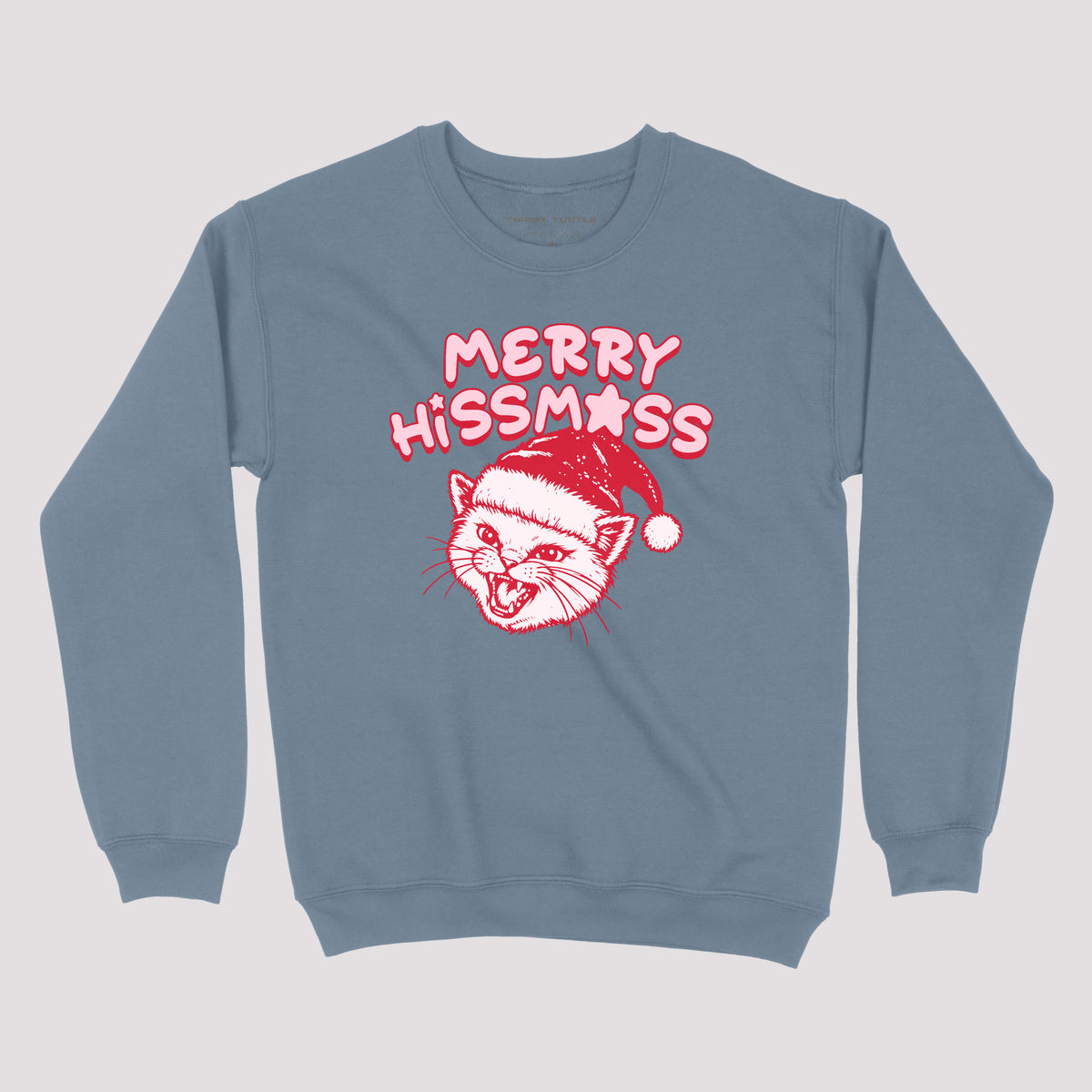 Christmas Cat Graphic Sweatshirt