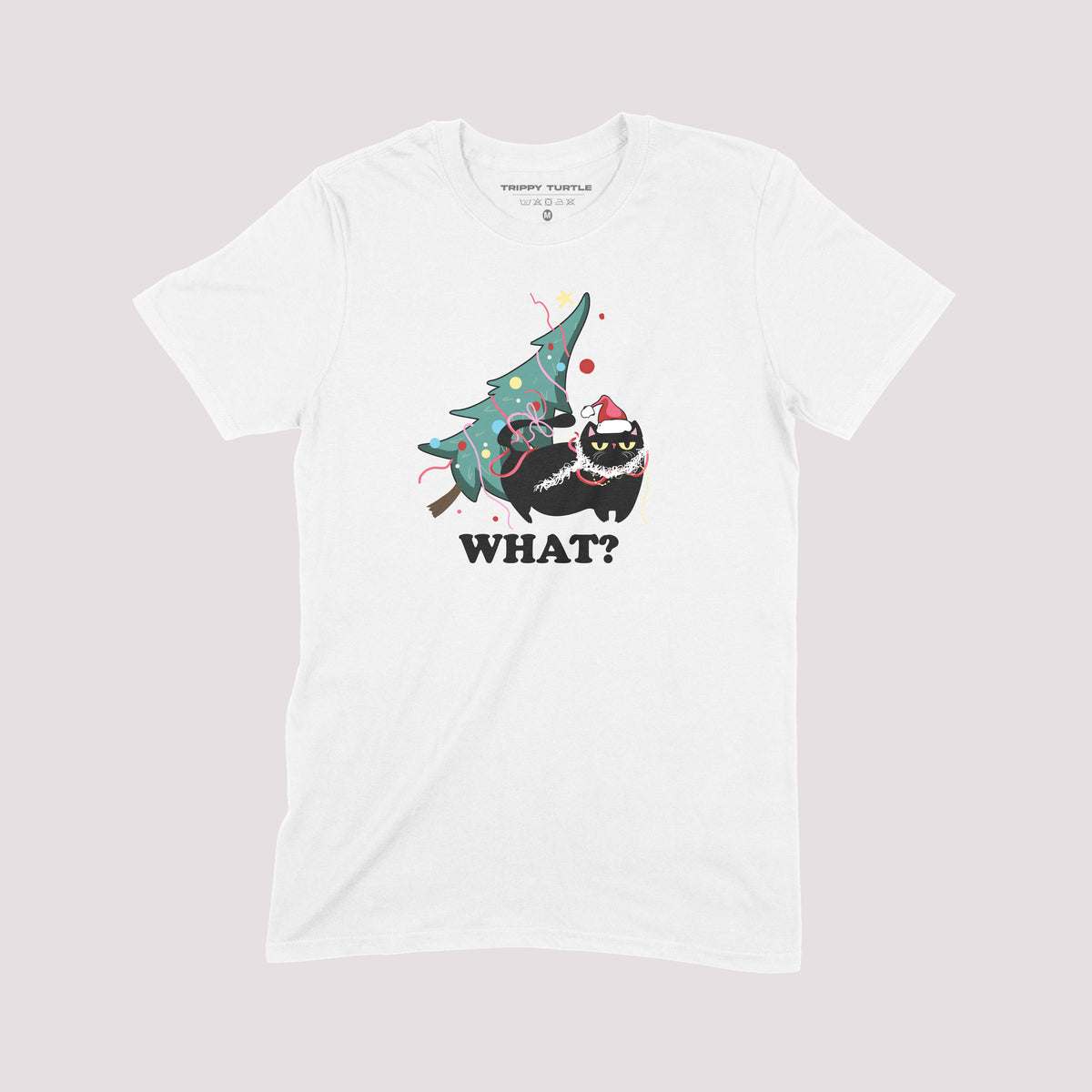 Christmas Cat Graphic T-Shirt