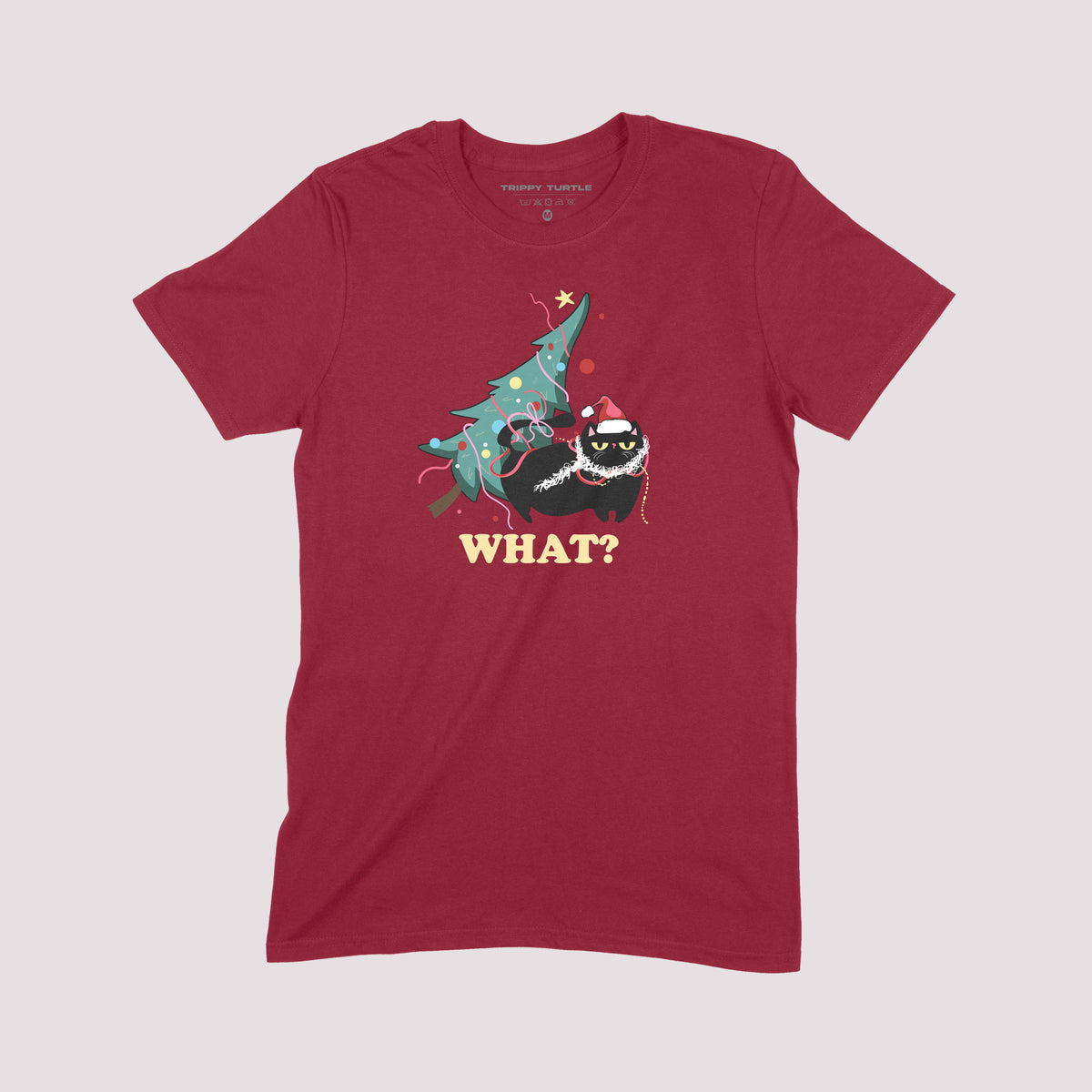 Christmas Cat Graphic T-Shirt