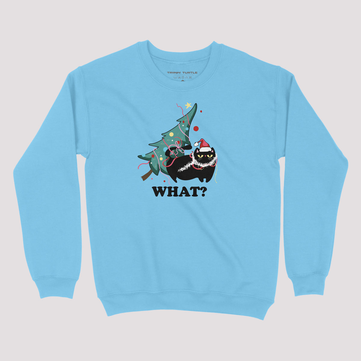 Cat Christmas Graphic Sweatshirt