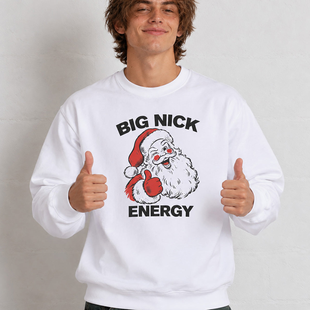 Big Nick Energy Christmas Graphic Sweatshirt