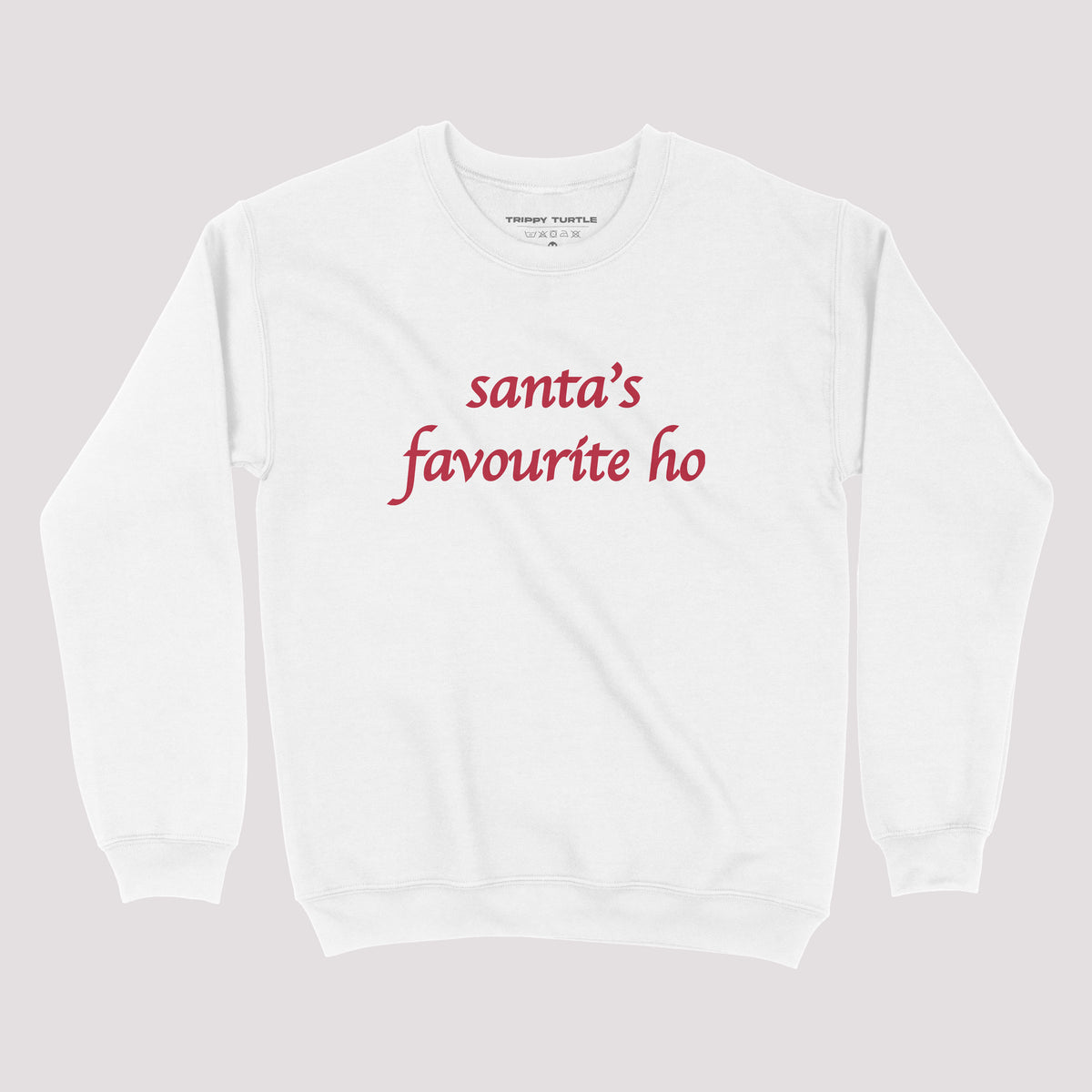 Santa's Favourite Christmas Slogan Sweatshirt