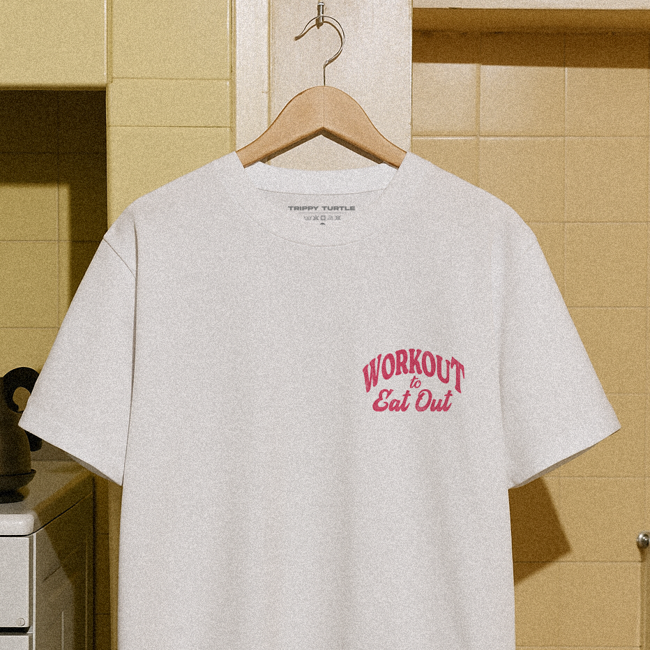 Workout To Eat Out Gym T-shirt